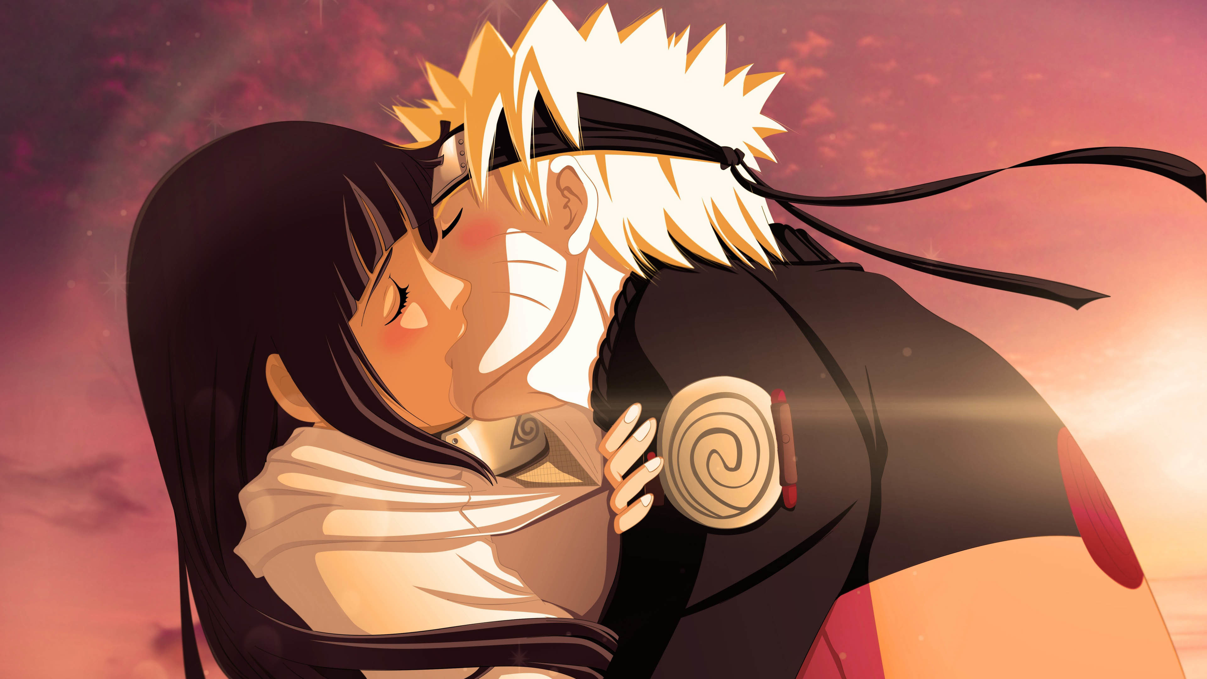 3840x2160  Naruto and Hinata Kiss  wallpaper