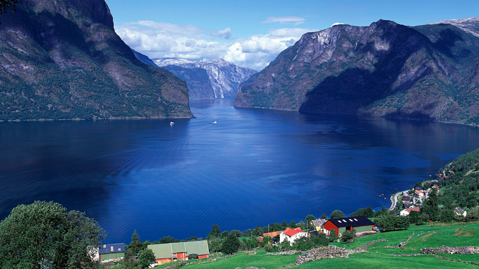 1920x1080 Aurlandsfjord Norway Panorama