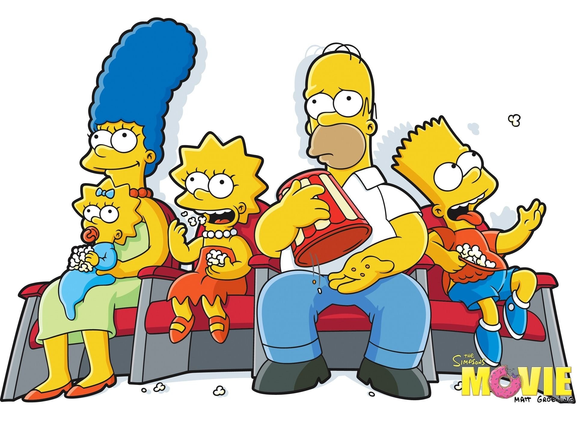 1920x1440 Filme - The Simpsons Movie Maggie Simpson Marge Simpson Lisa Simpson Homer  Simpson Bart Simpson Wallpaper