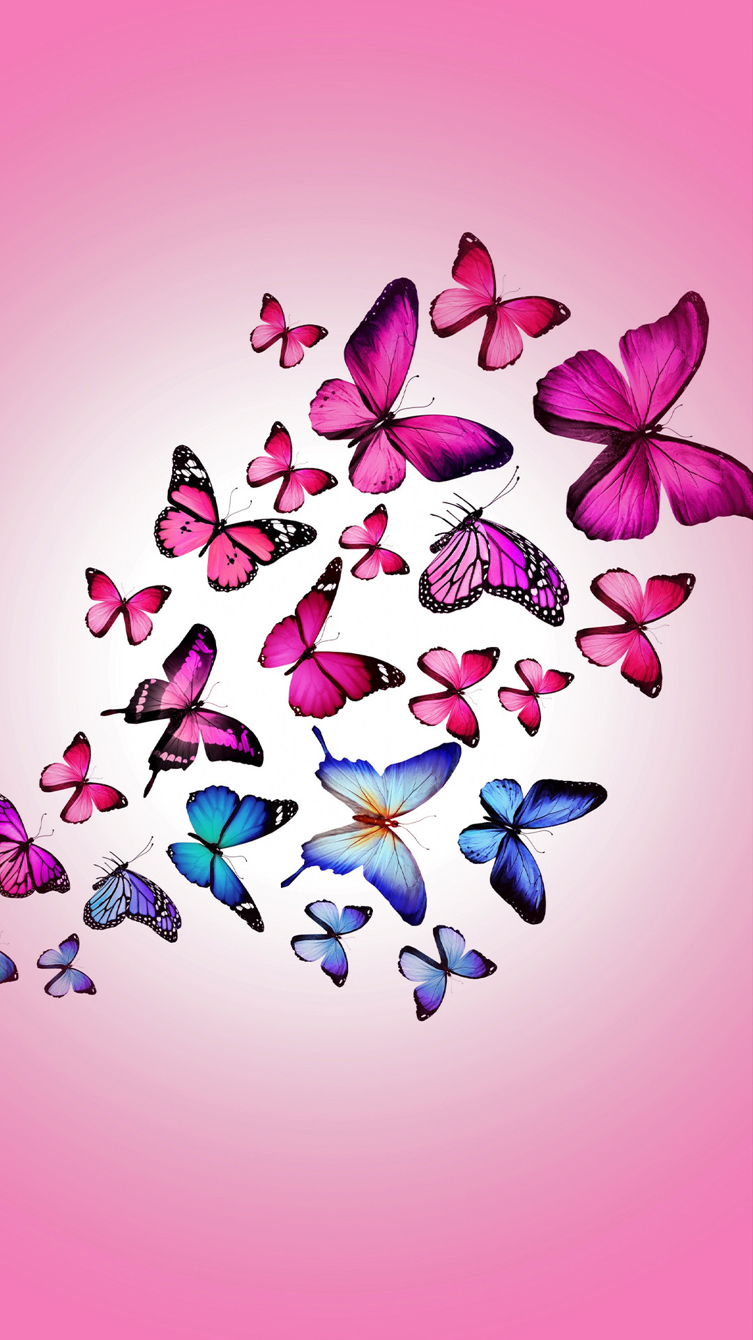1080x1920 Download Pink Butterflies Download Wallpaper. iPhone 6 (750x1134) Â· iPhone  6+ () ...