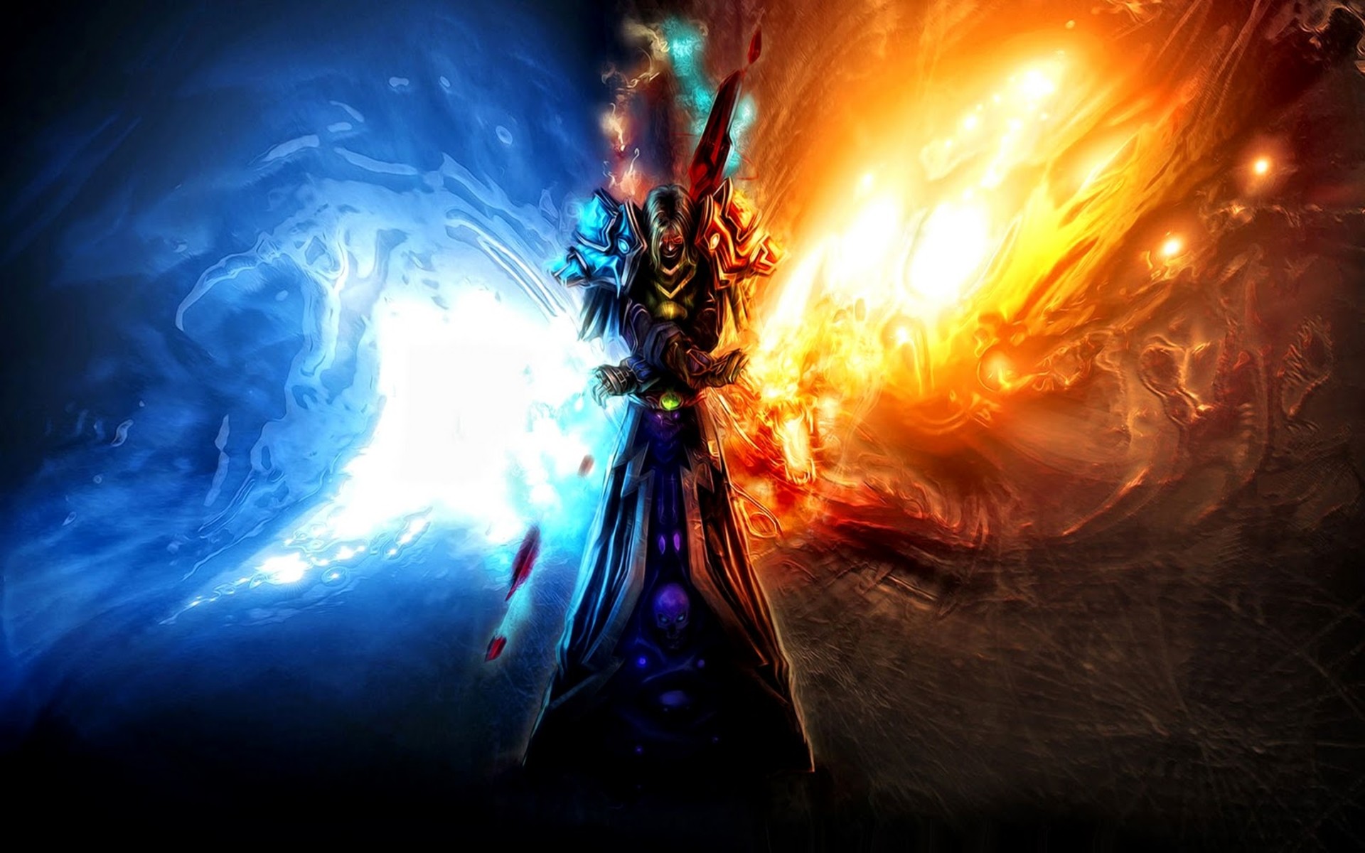 1920x1200 Cool Fire And Ice Backgrounds Images & Pictures - Becuo