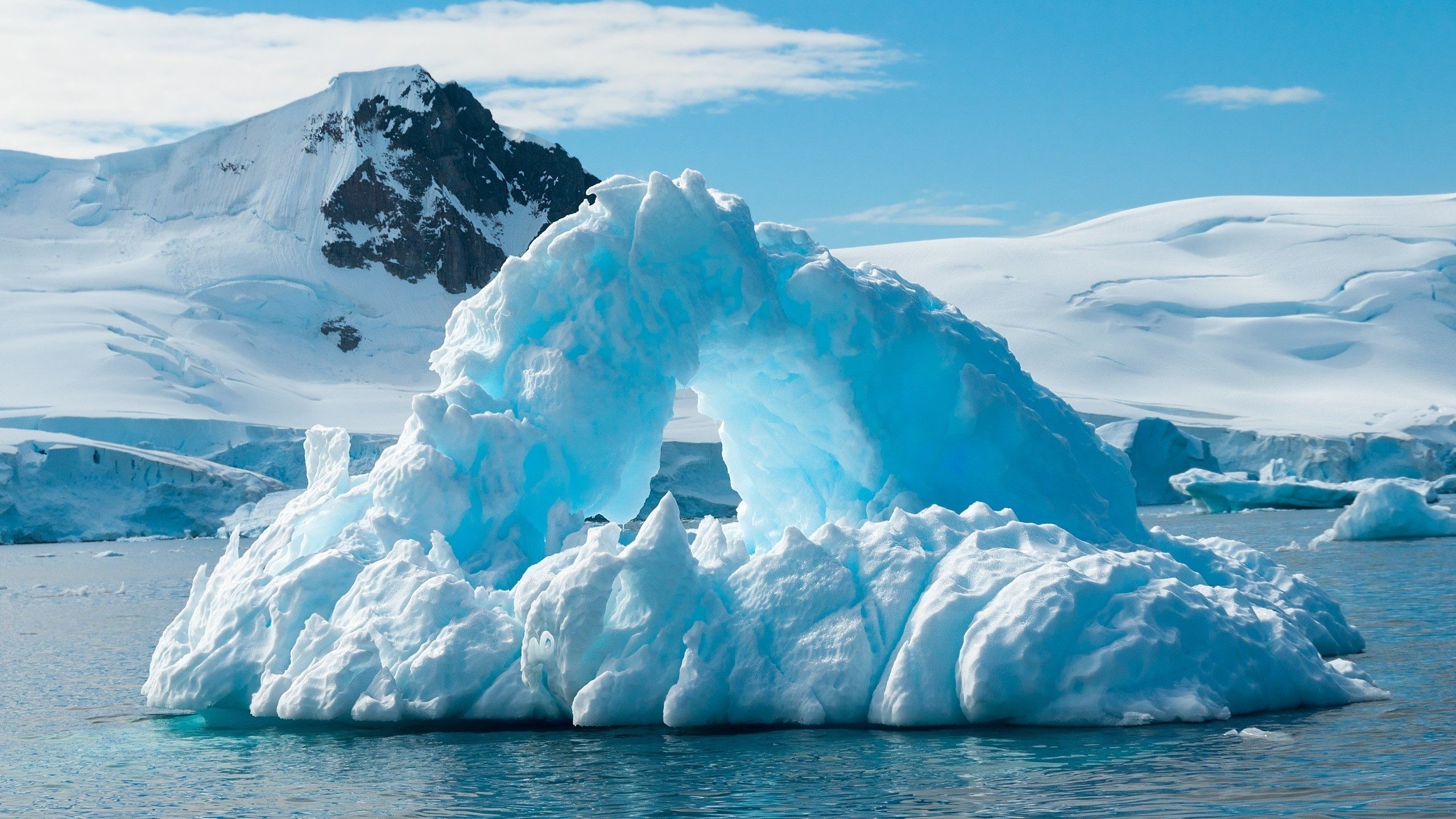 2560x1440 Blue Iceberg Wallpaper | HD [2560 X 1440] - See more on Classy Bro
