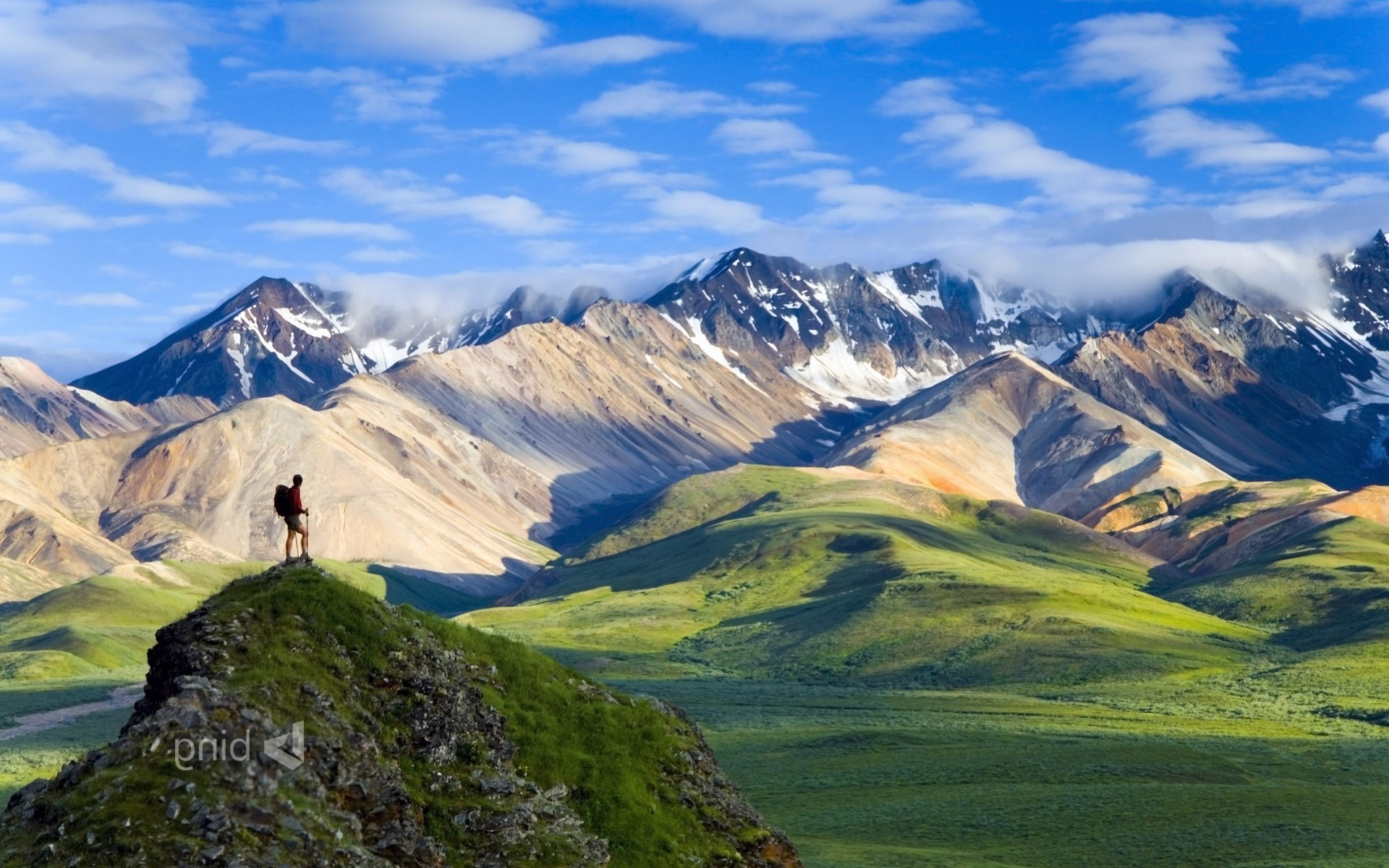 1920x1200 nature, Landscape, Mountain, Hiking, National Park, Alaska Wallpapers HD /  Desktop and Mobile Backgrounds