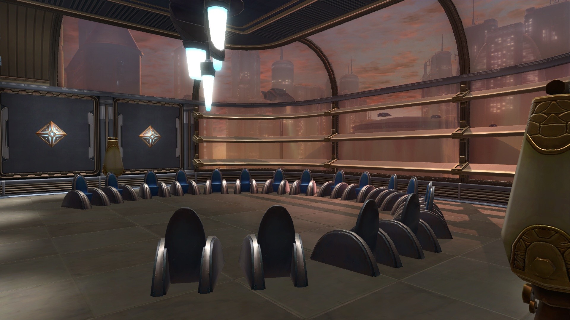 1920x1080 Averth's Jedi Council/Conference Room - The Ebon Hawk