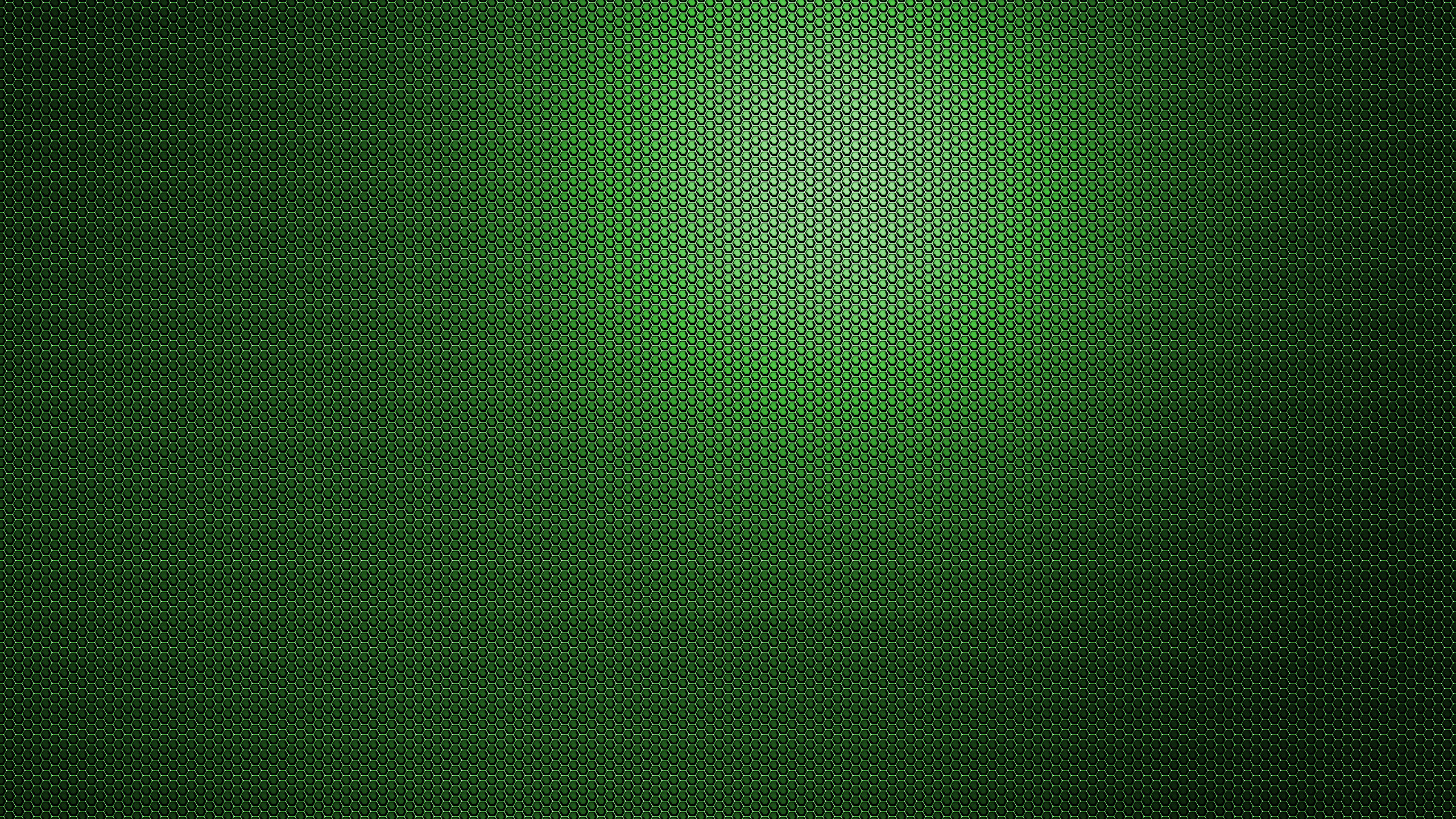 2560x1440 Green Honeycomb Desktop Background wallpapers HD 549753 