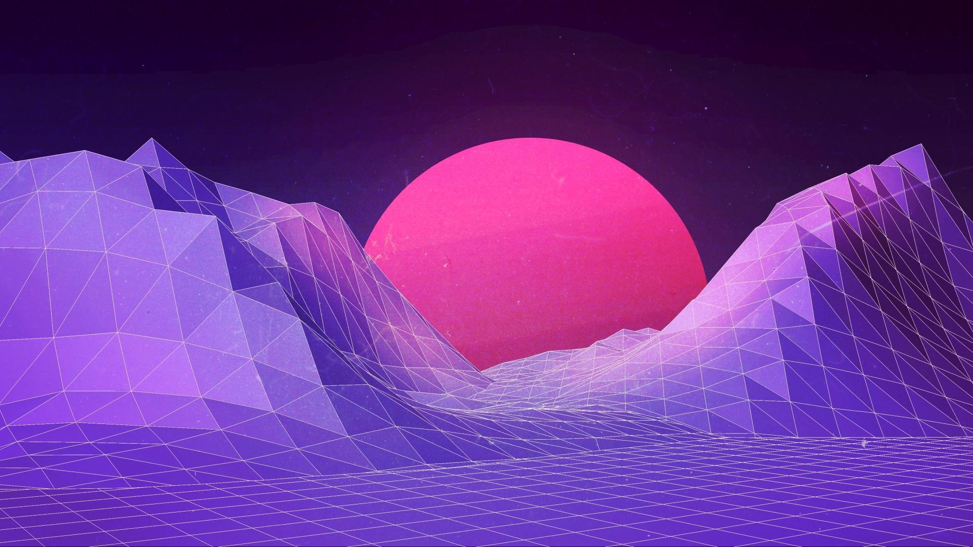1920x1080 General  New Retro Wave neon synthwave