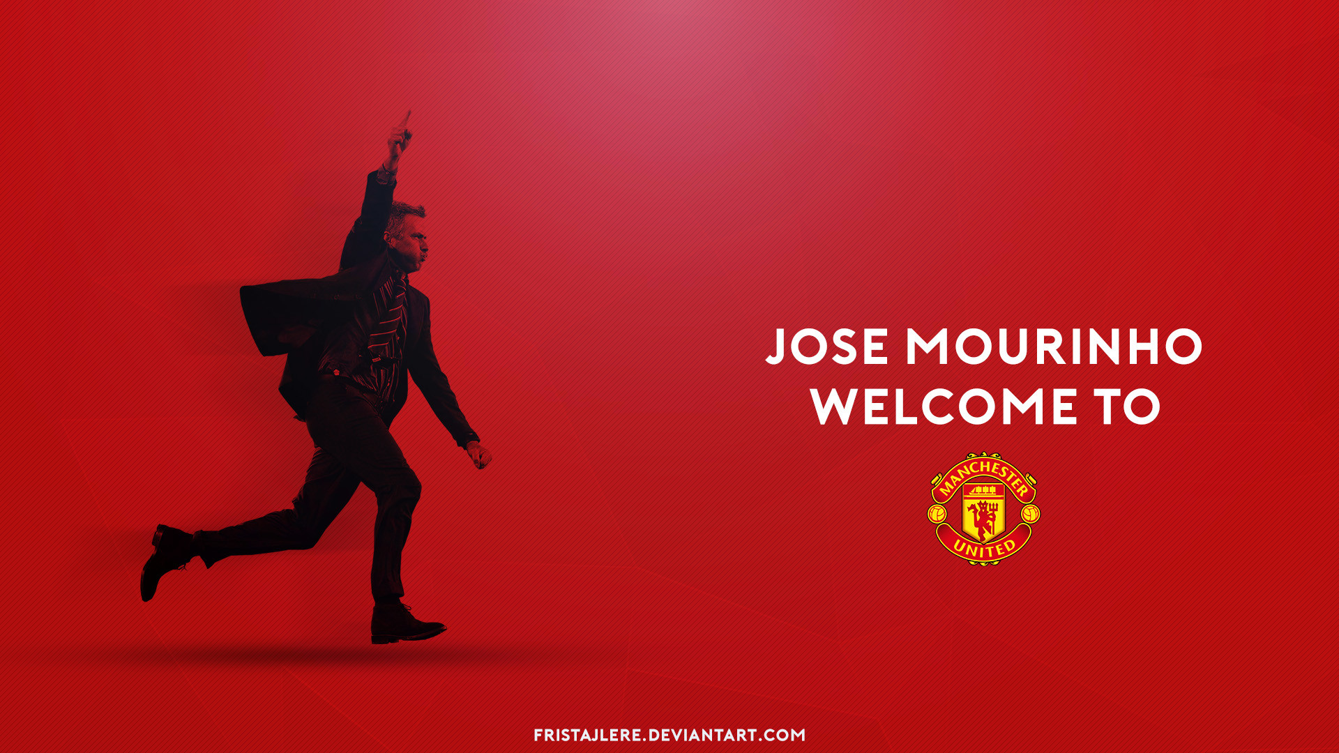 1920x1080 ... Jose Mourinho Welcome to Manchester United by Fristajlere