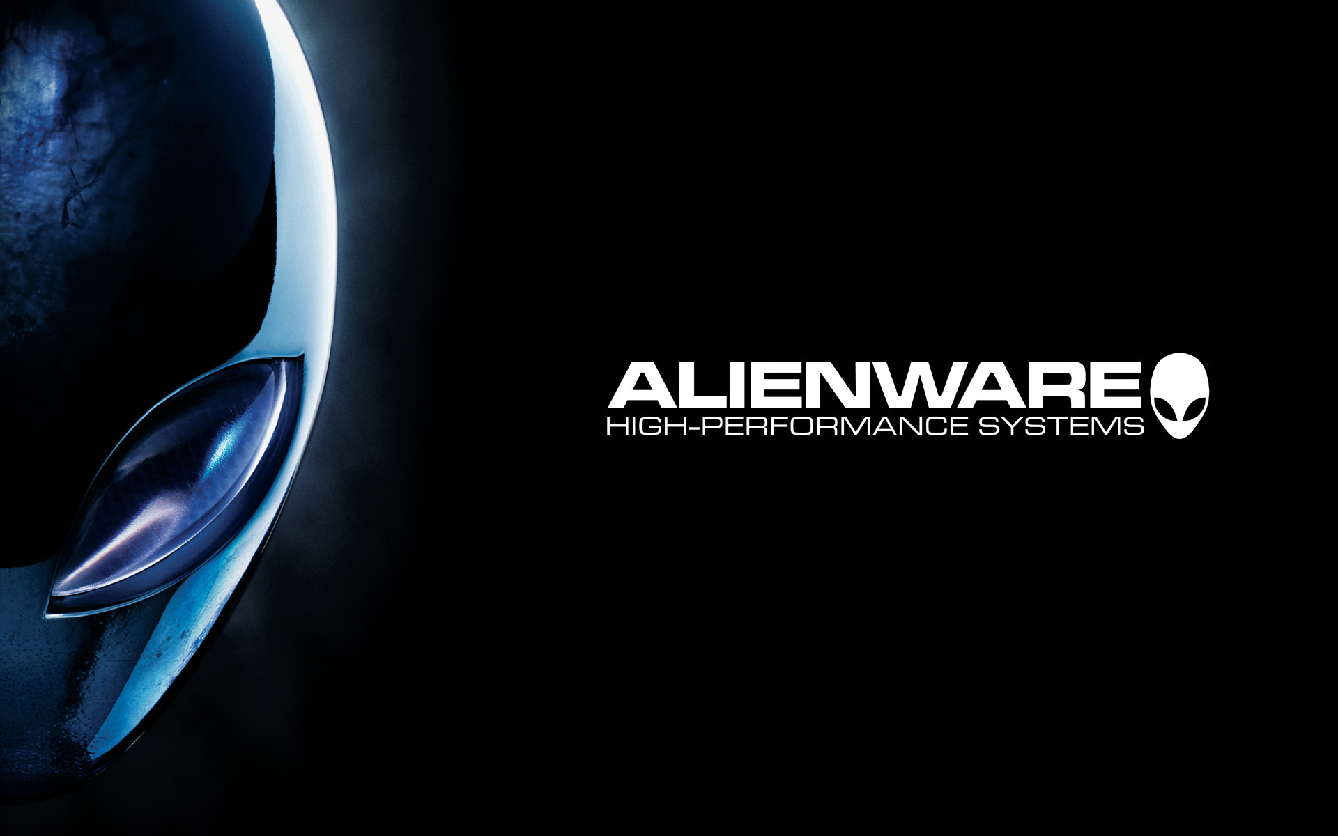1920x1200 Alienware Desktop Background High Performance Systems Blue Head 