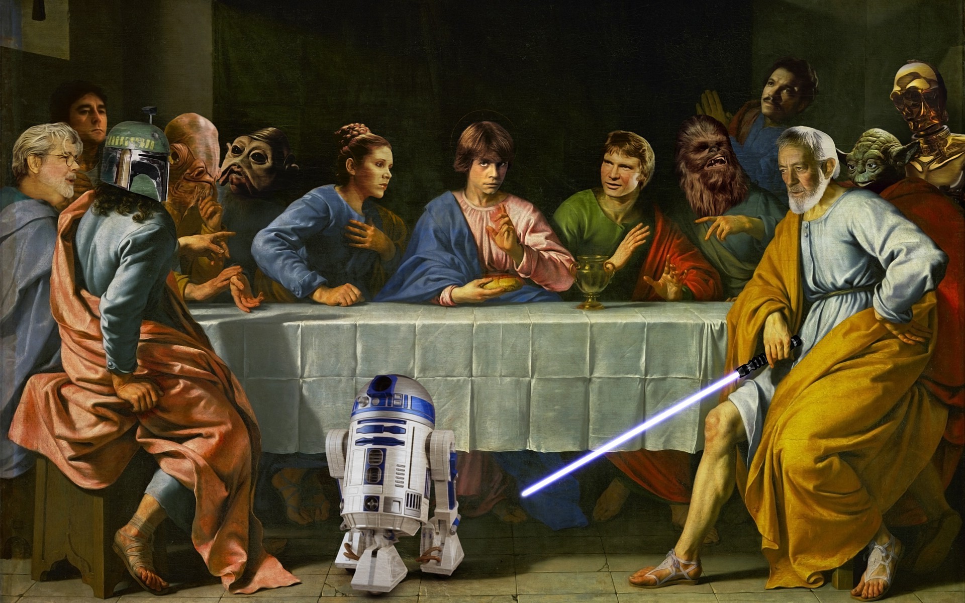 1920x1200 Star Wars, Crossover, The Last Supper Wallpapers HD / Desktop and Mobile  Backgrounds