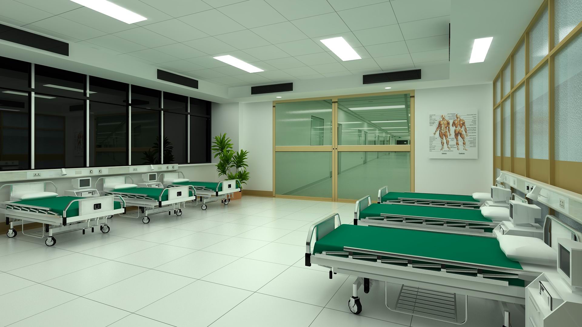 1920x1080 ... hospital room - 3D and 2D Art - ShareCG ...
