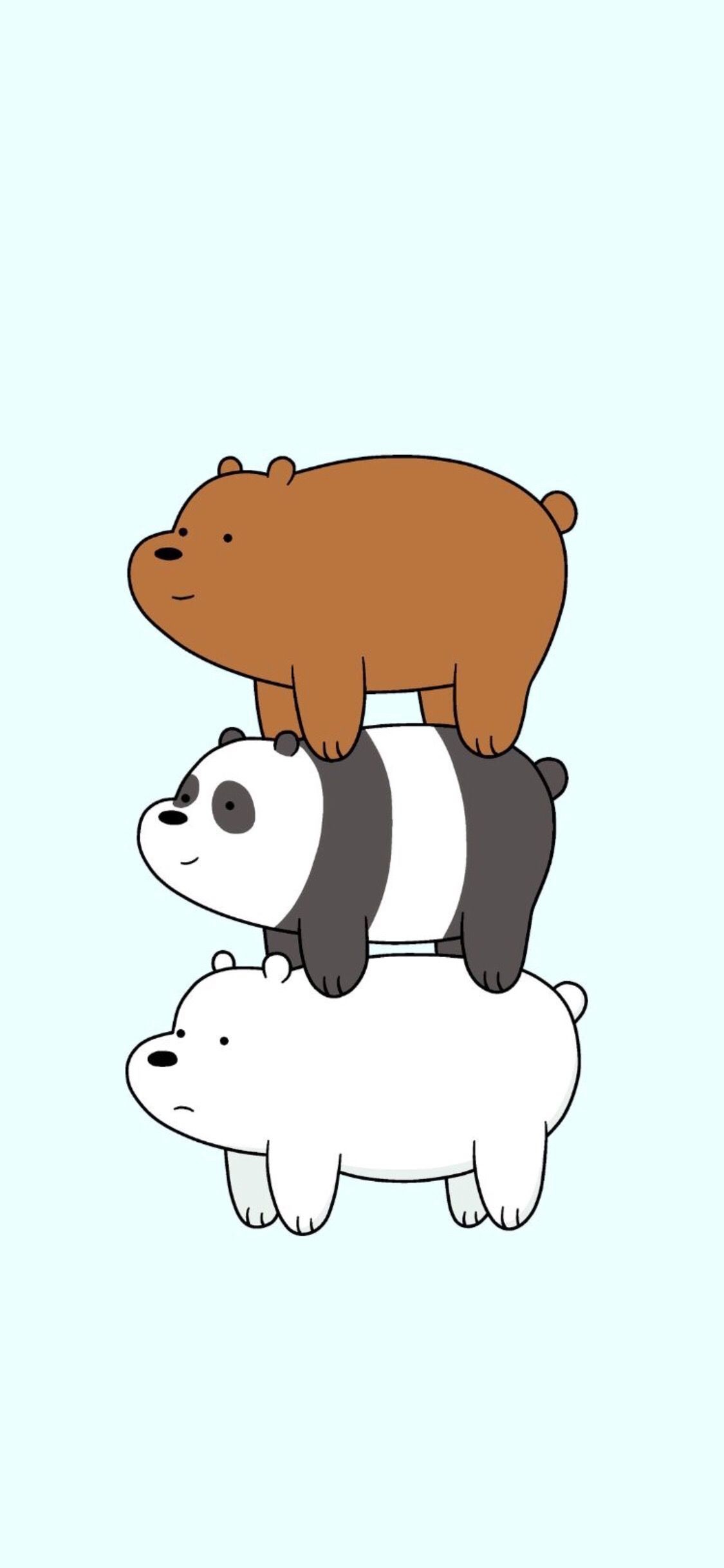 1125x2436 We Bare Bears - wallpaper for iPhone X â