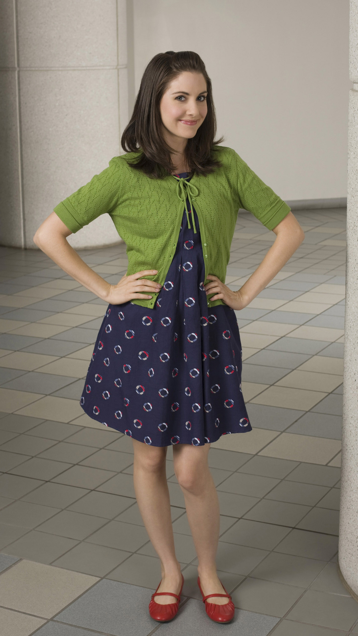 1440x2560 ... Alison Brie as Annie in Community TV Show mobile wallpaper