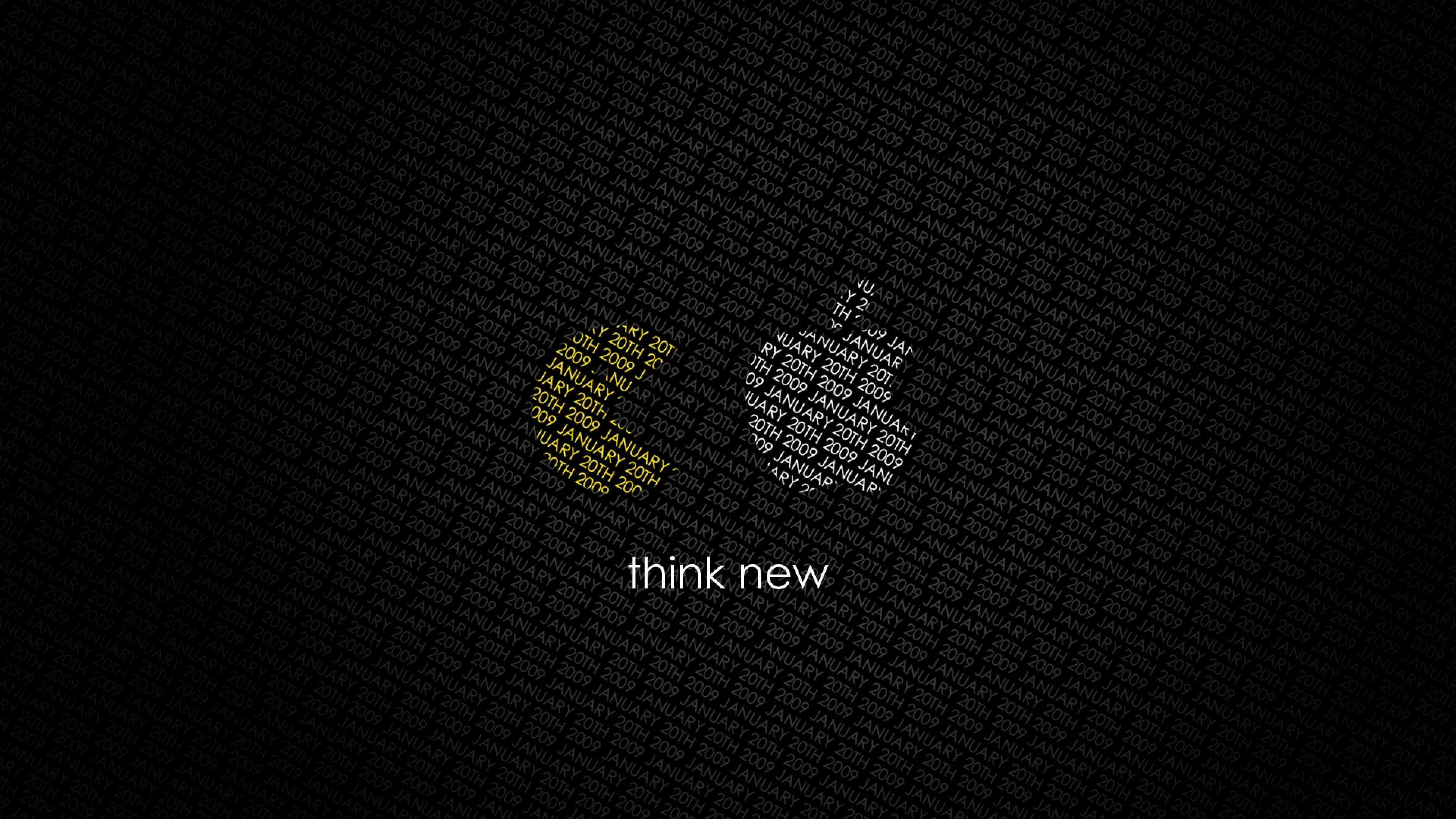 3840x2160   Wallpaper mac, apple, pak-man, white, yellow, logo,