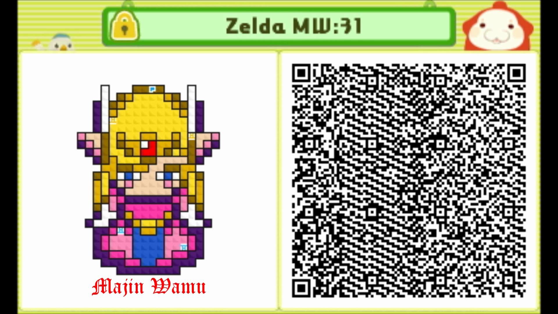 1920x1080 Pushmo: Princess Zelda Custom Level 31 QR Code