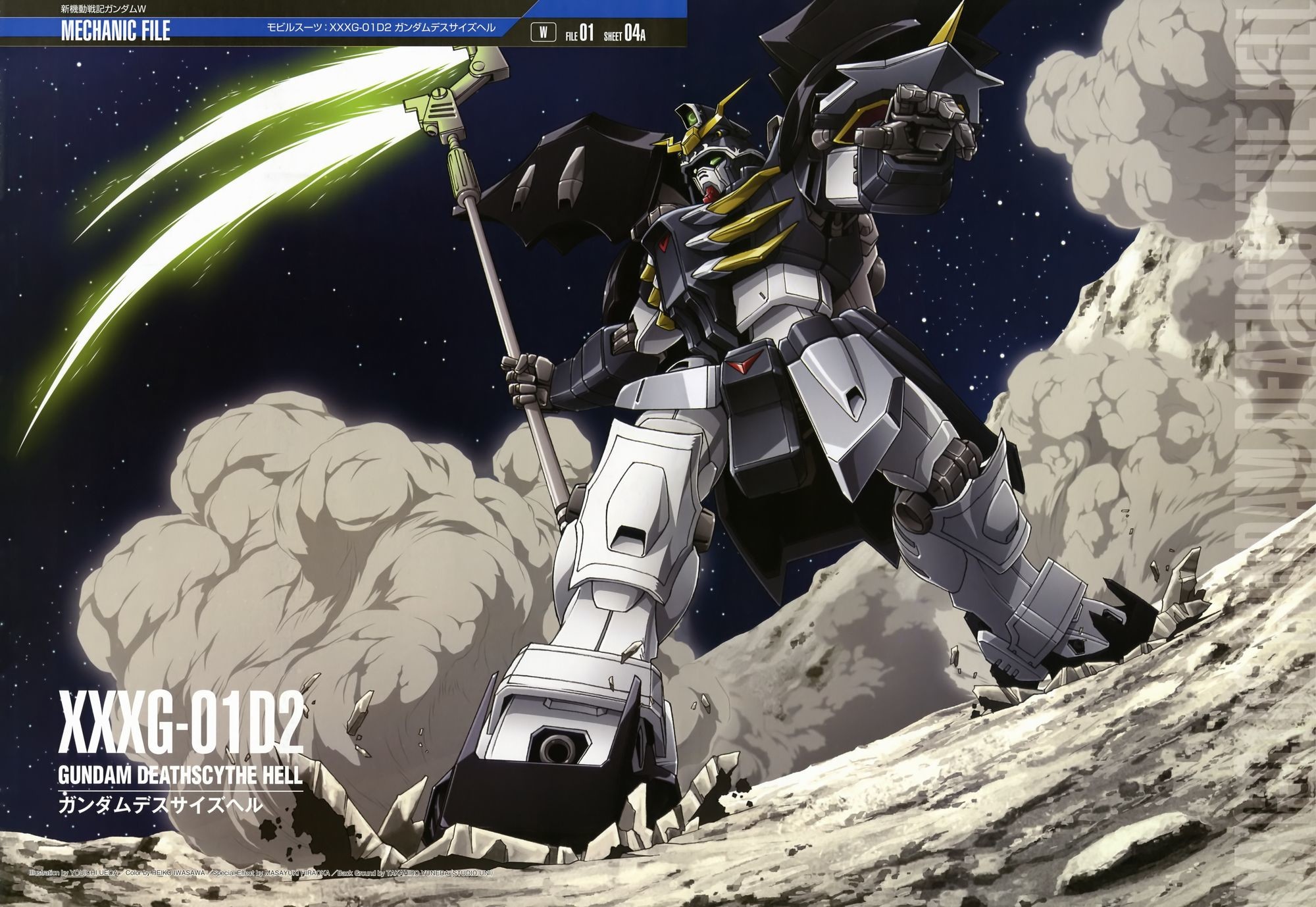 2000x1378 Gundam Deathscythe Hell (TV Version)