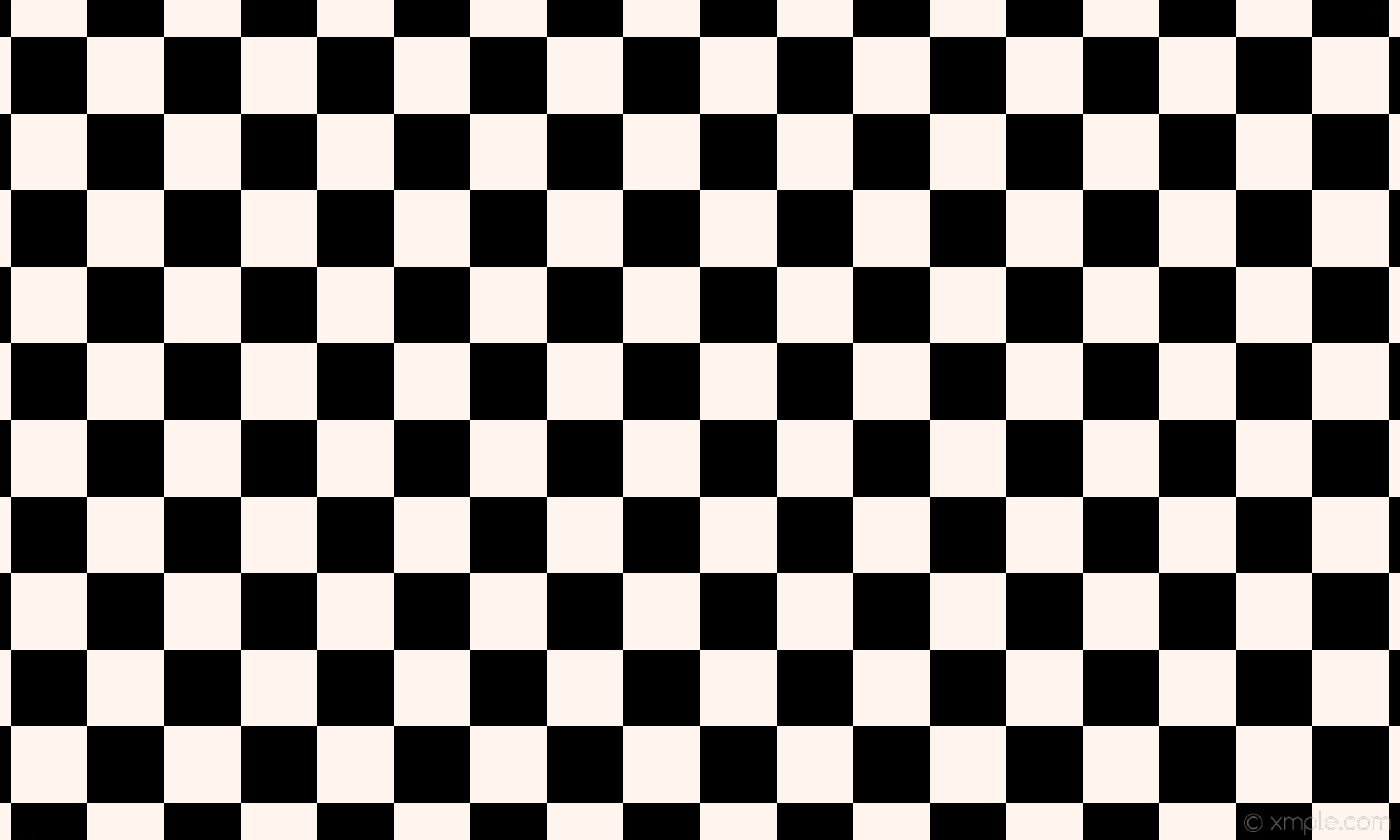 2560x1536 wallpaper black white checkered squares seashell #000000 #fff5ee diagonal  0Â° 140px