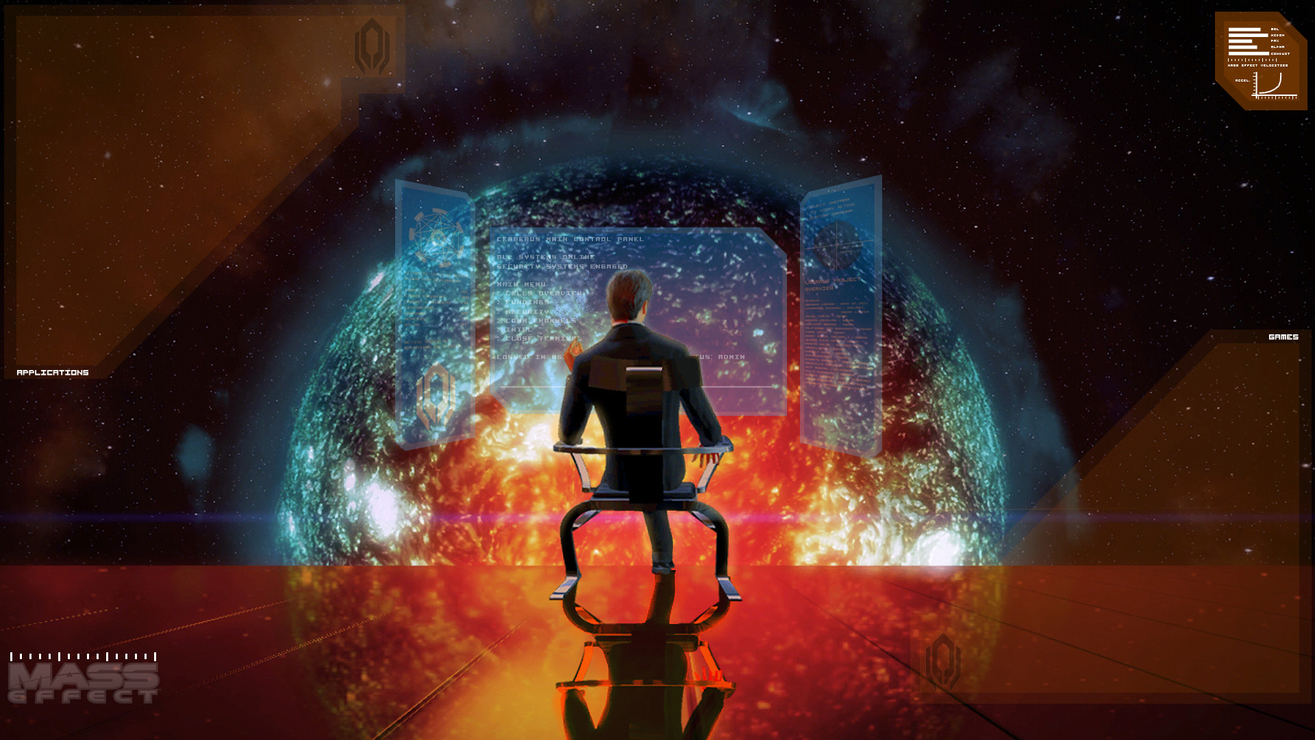 1920x1080 ... Mass Effect - Illusive Man Desktop Wallpaper by ThePaSch85
