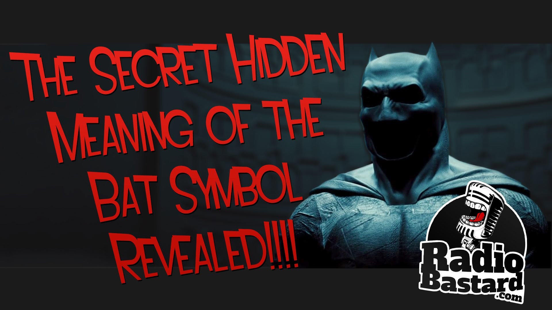 1920x1080 Batman v Superman : The Secret Hidden Meaning of the Bat Symbol Revealed!!!  - YouTube