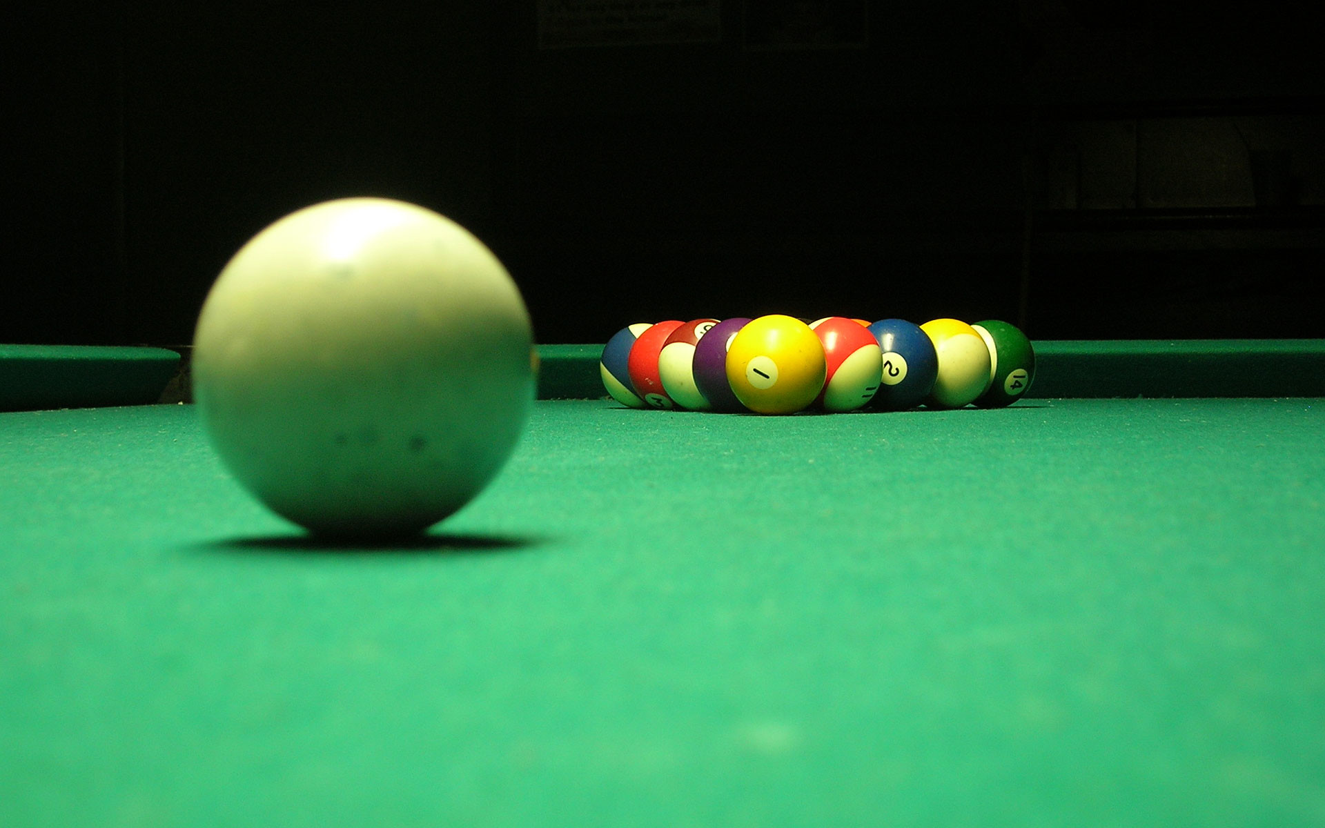 1920x1200 Download the following Billiards 13472 image by clicking the orange button  positioned underneath the "Download Wallpaper" section.