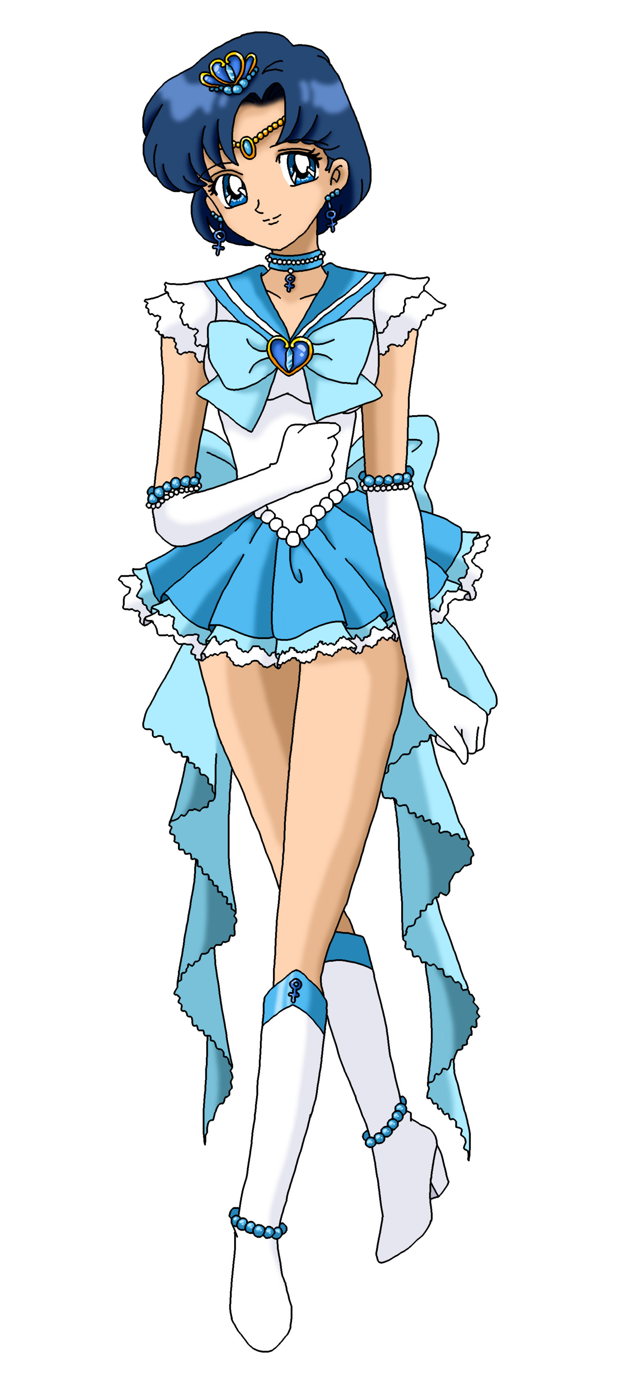1280x2844 Princess Sailor Mercury by nads6969 Princess Sailor Mercury by nads6969