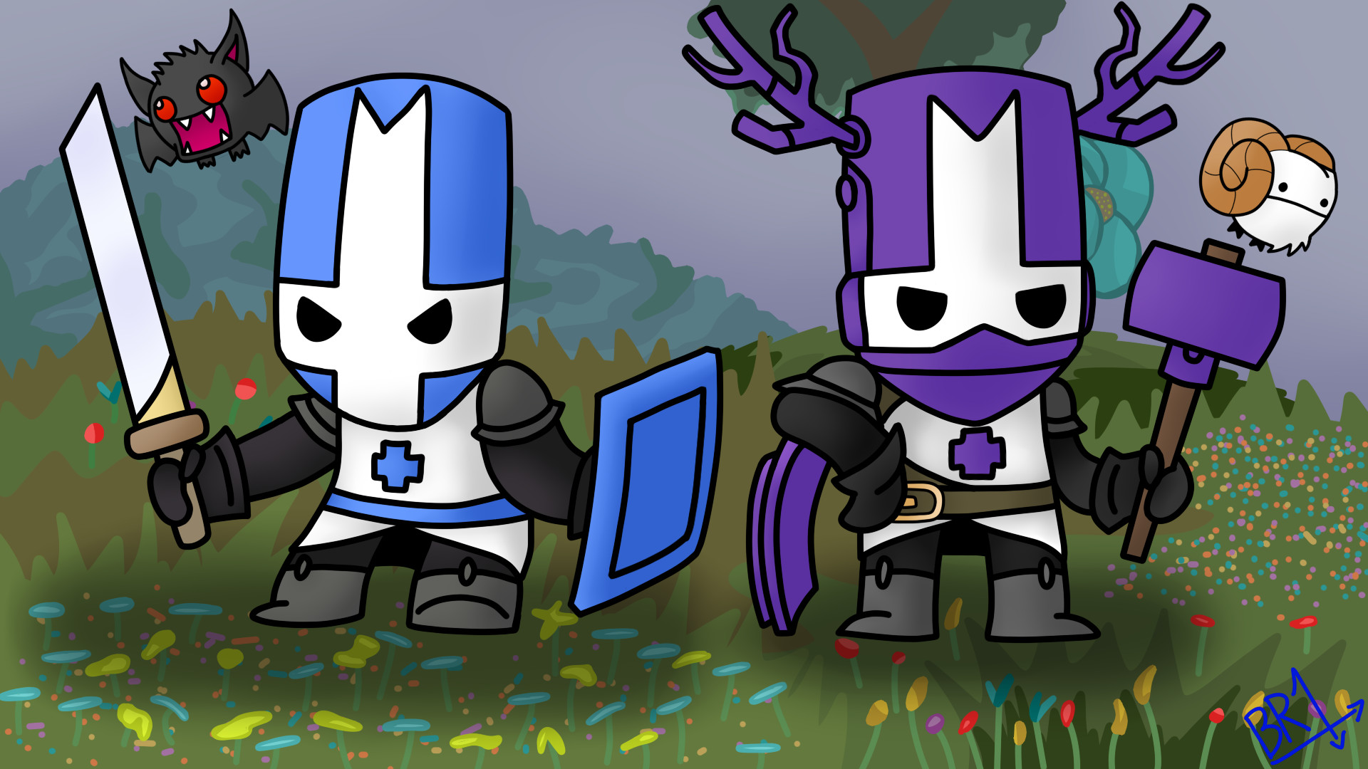 1920x1080 Castle Crashers Wallpaper-Test by brunoxable on Newgrounds