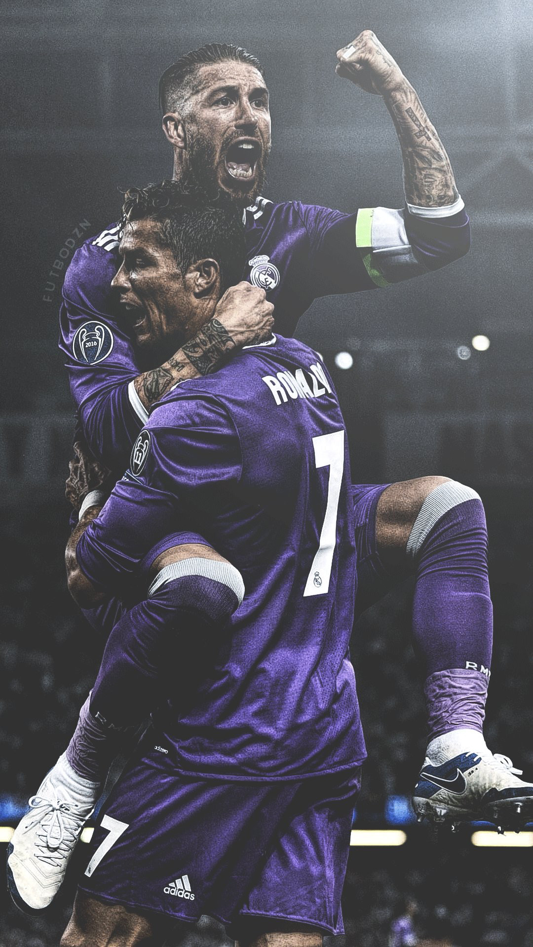 1080x1920 Ronaldo & Sergio Ramos / Real Madrid