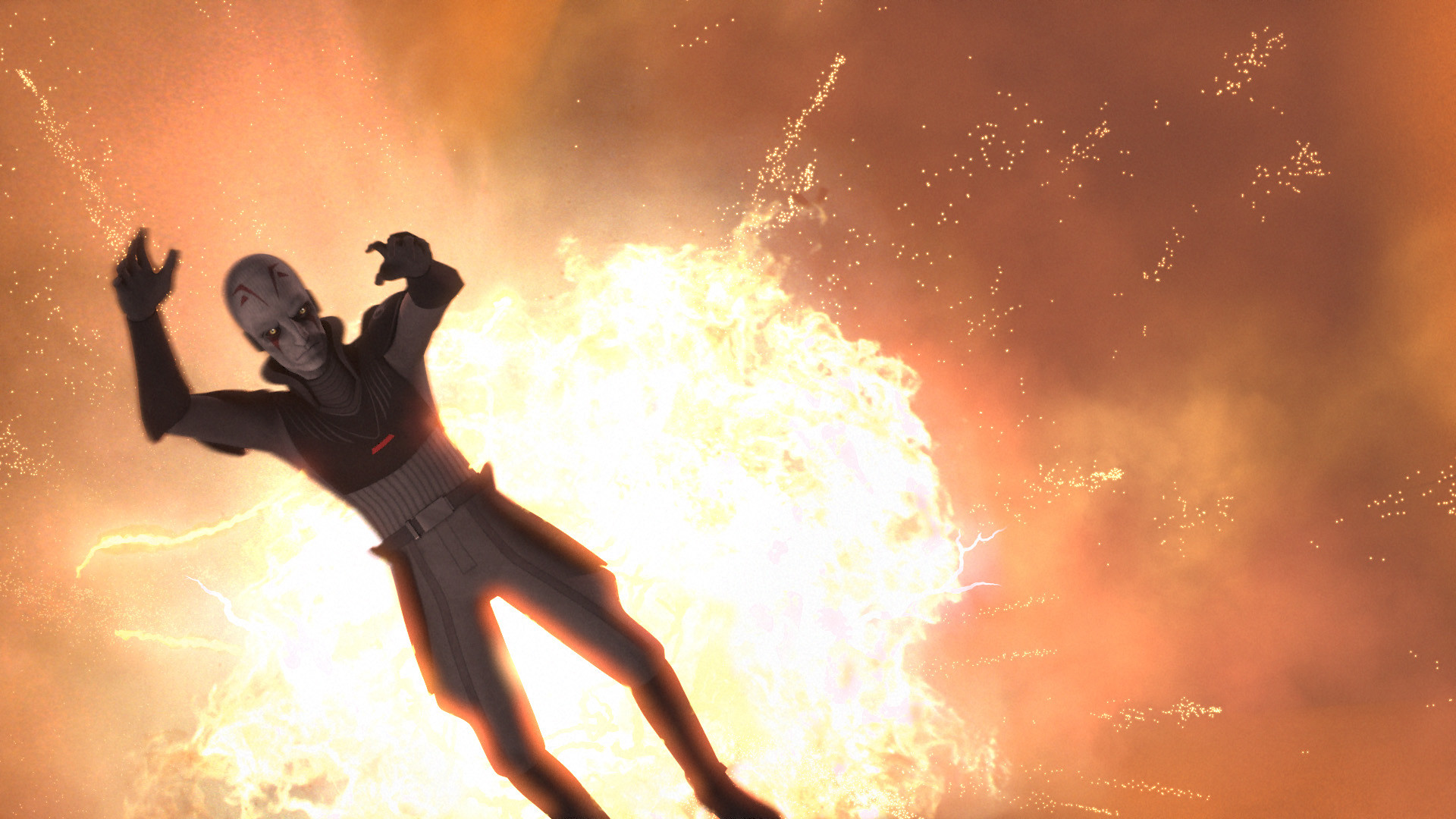 1920x1080 The Inquisitor falls to his death in Star Wars Rebels