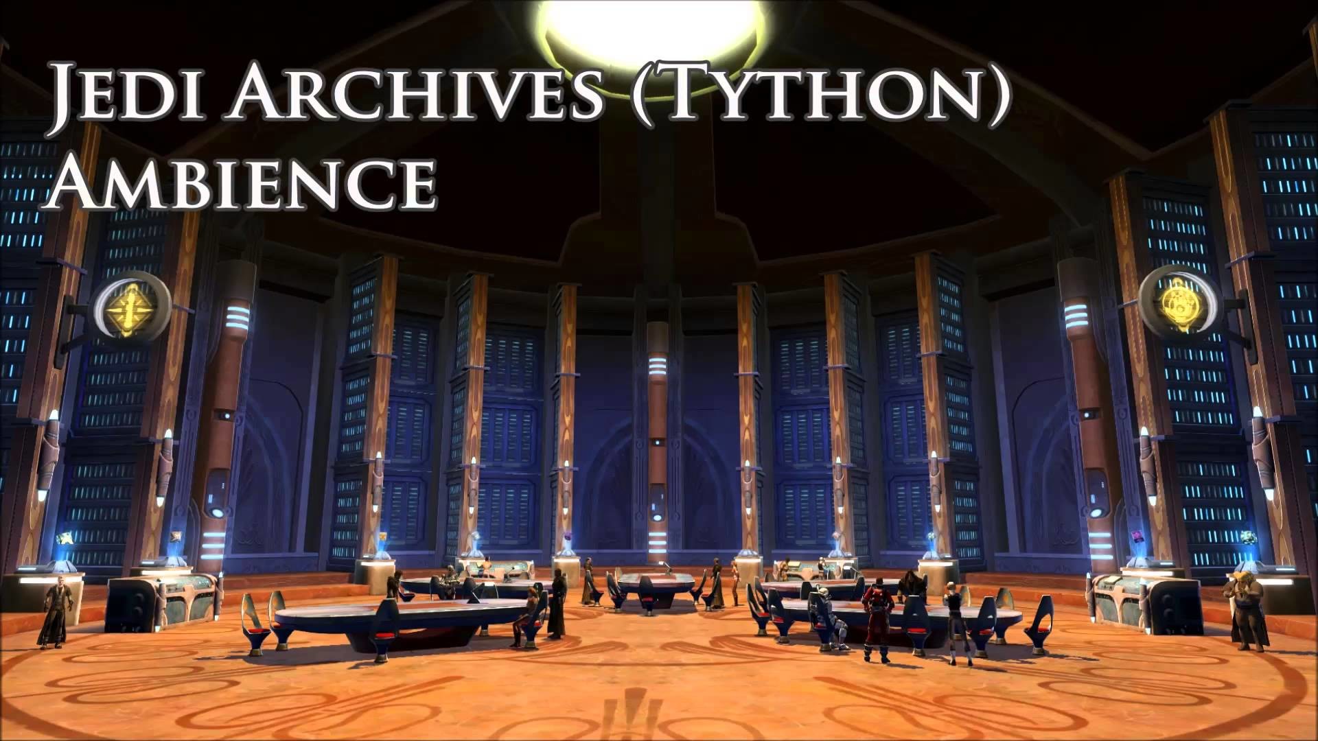 1920x1080 Jedi Temple Archives on Tython (1 hour) - Star Wars Background Ambience