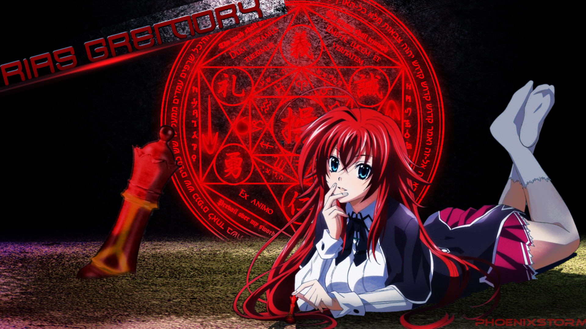 T-shirt Anime Devil's High School Rias Gremory - Manches Courtes, Impression 3D, Coton