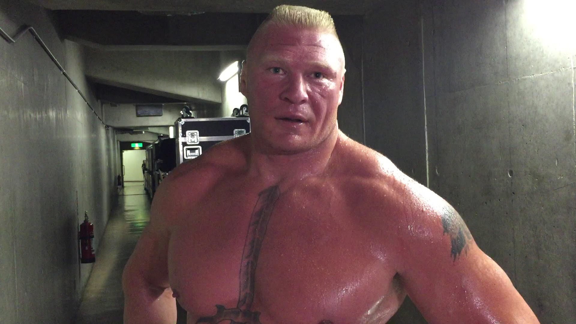 1920x1080 Brock Lesnar isn't surprised he was victorious versus Kofi Kingston:  WWE.com Exclusive, July 4, 2015 - YouTube