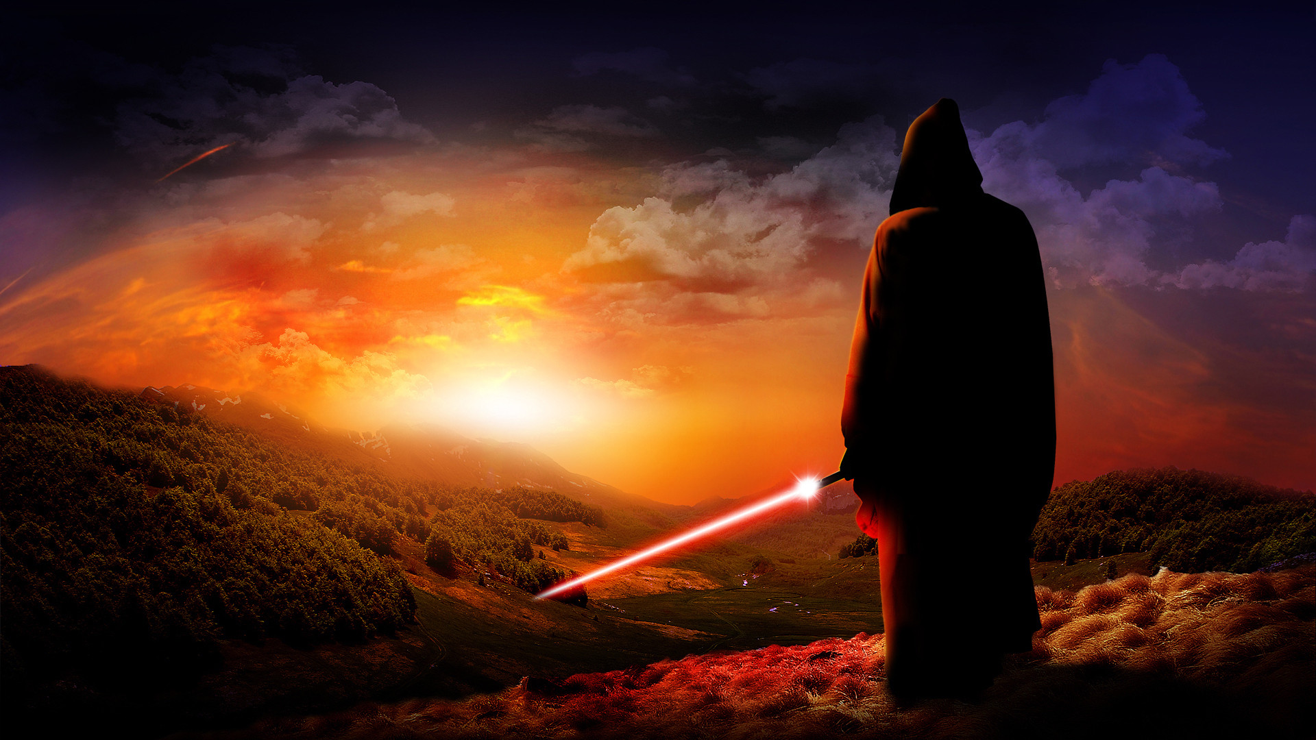 1920x1080 Black Background Dark Background Jedi Lightsabers Sith Star Wars free  iPhone or Android Full HD wallpaper.