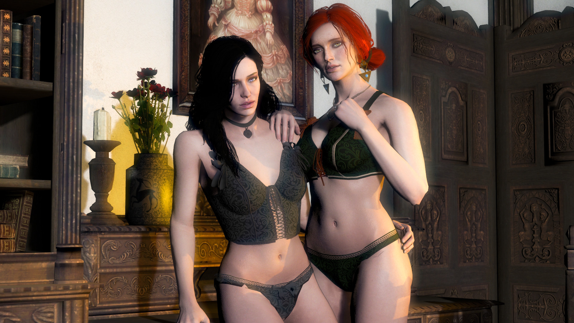 Yennifer and triss after threesome