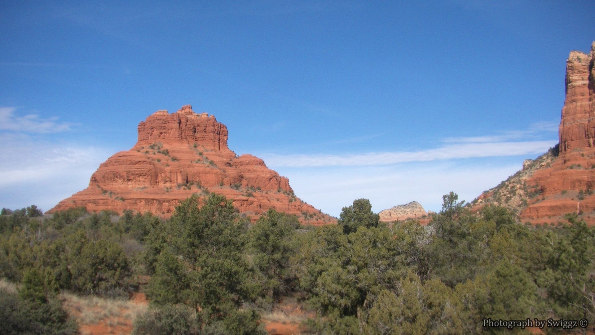1920x1080 Desert - Bell Rock Sedona Arizona Nature Desert Sky Pictures For Desktop  for HD 16: