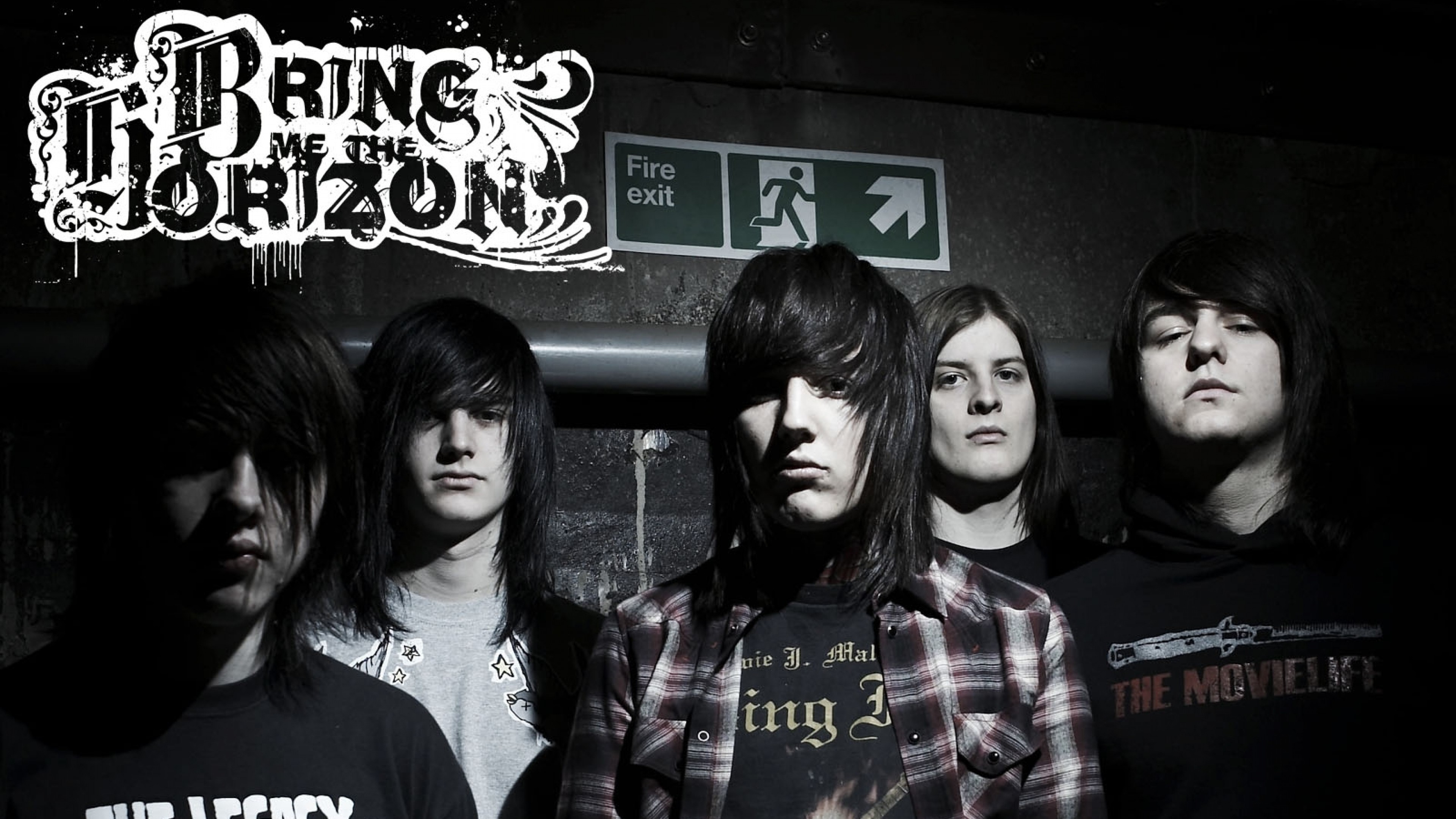 3840x2160 Preview wallpaper bring me the horizon, hair, look, exit, pipe 