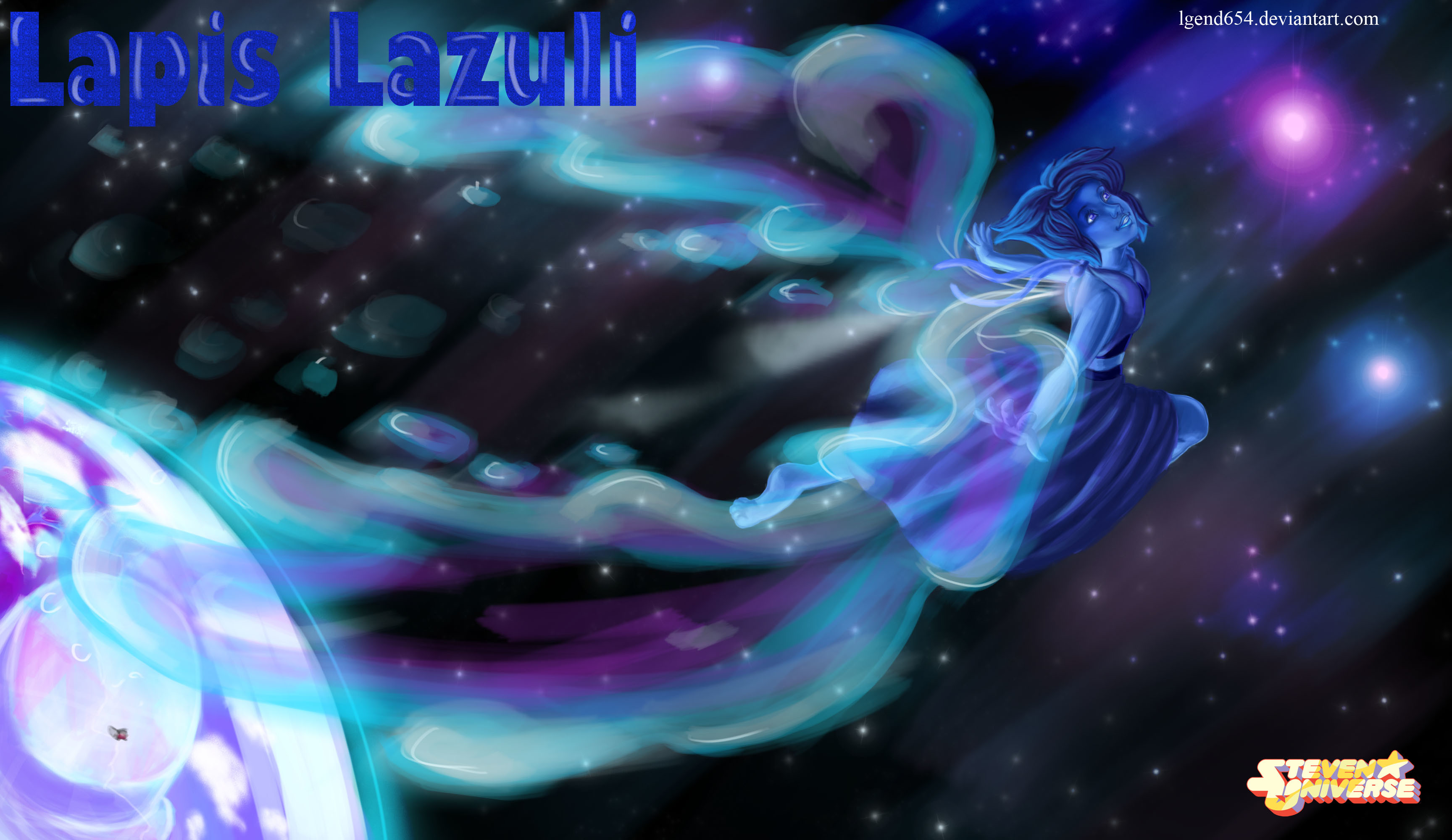 3456x1999 Lapis Lazuli Steven Universe wallpaper