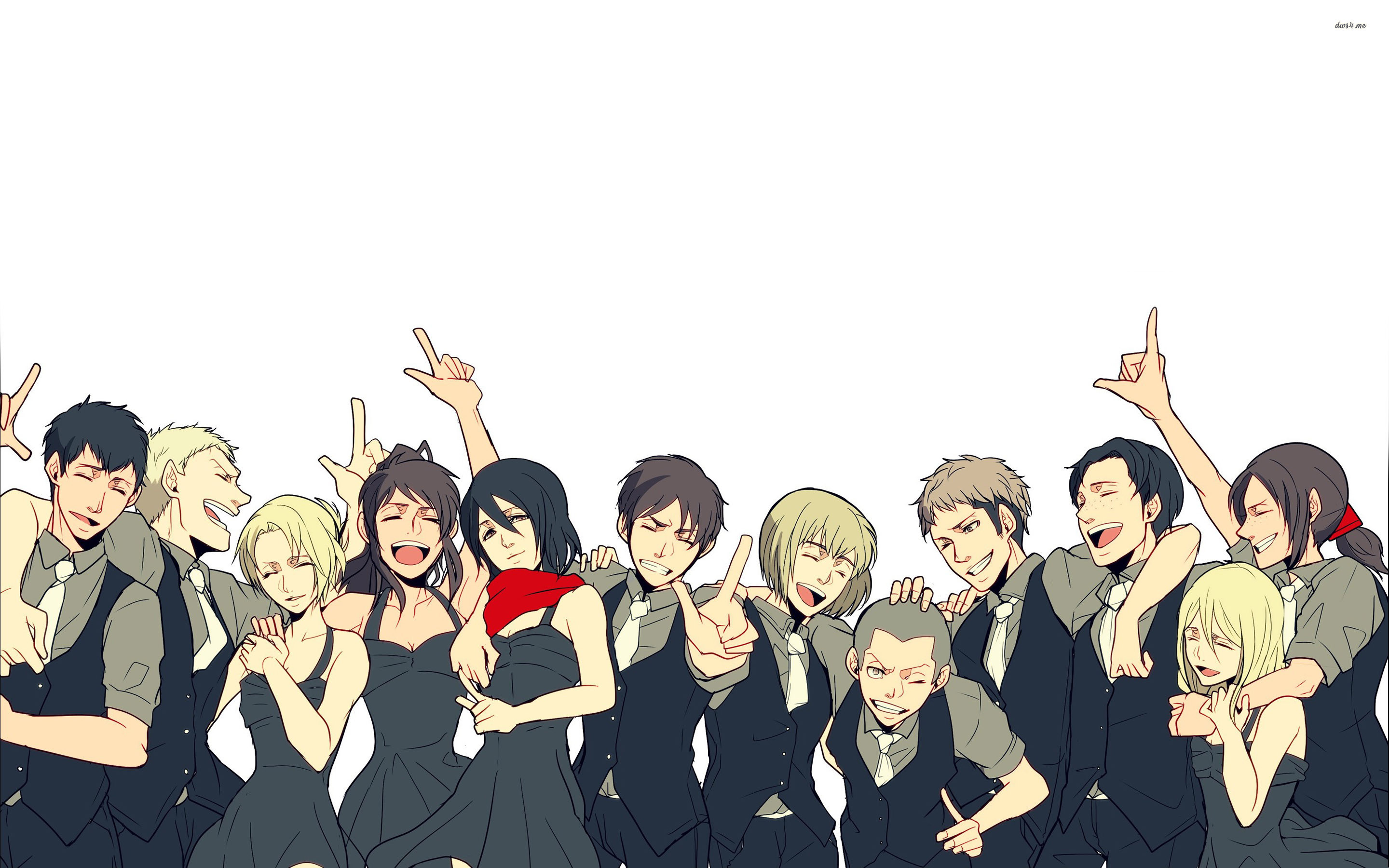 2880x1800 Attack on Titan PARTY!