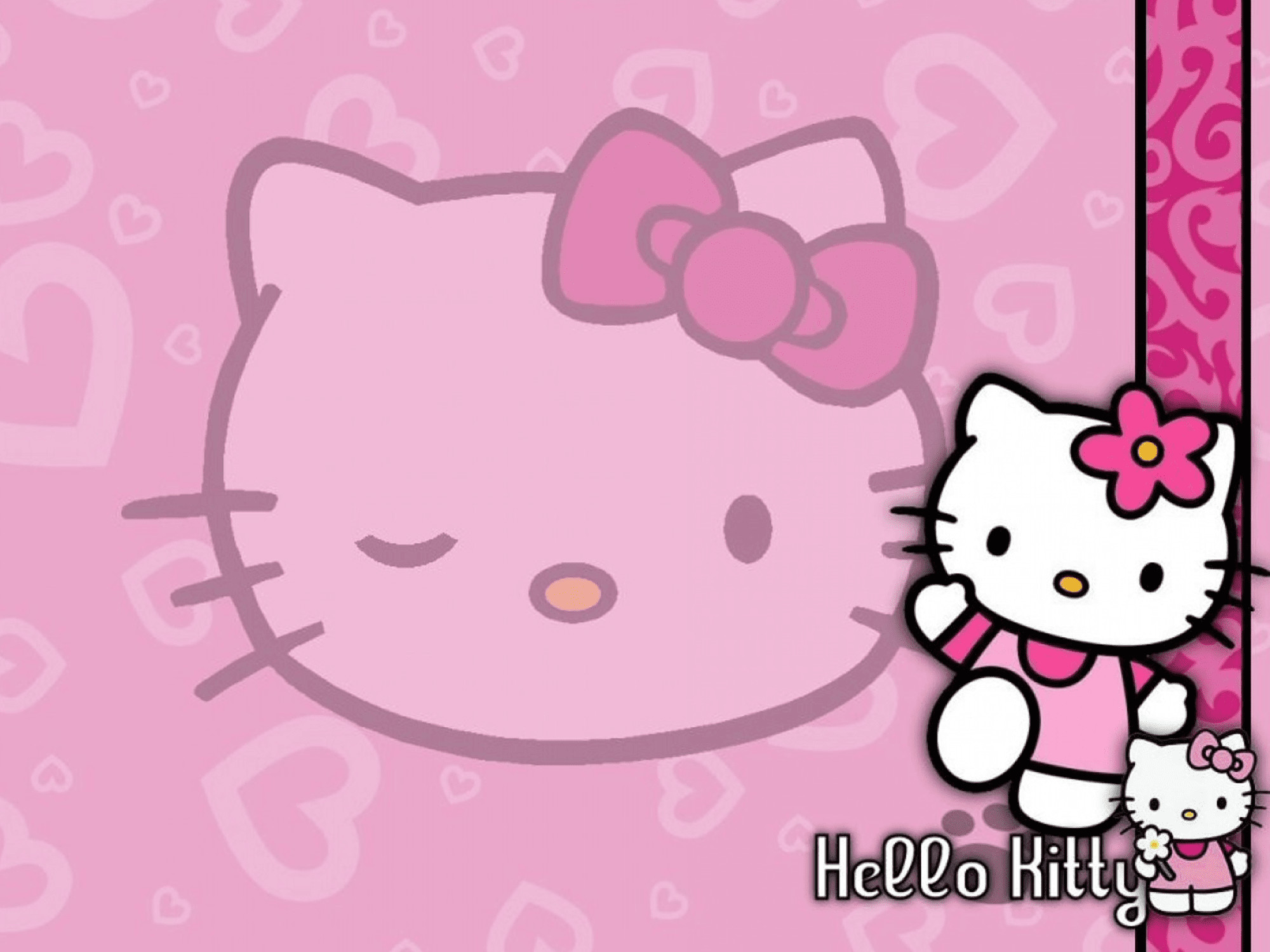 2000x1500 Pretty In Pink Hello Kitty Wallpaper