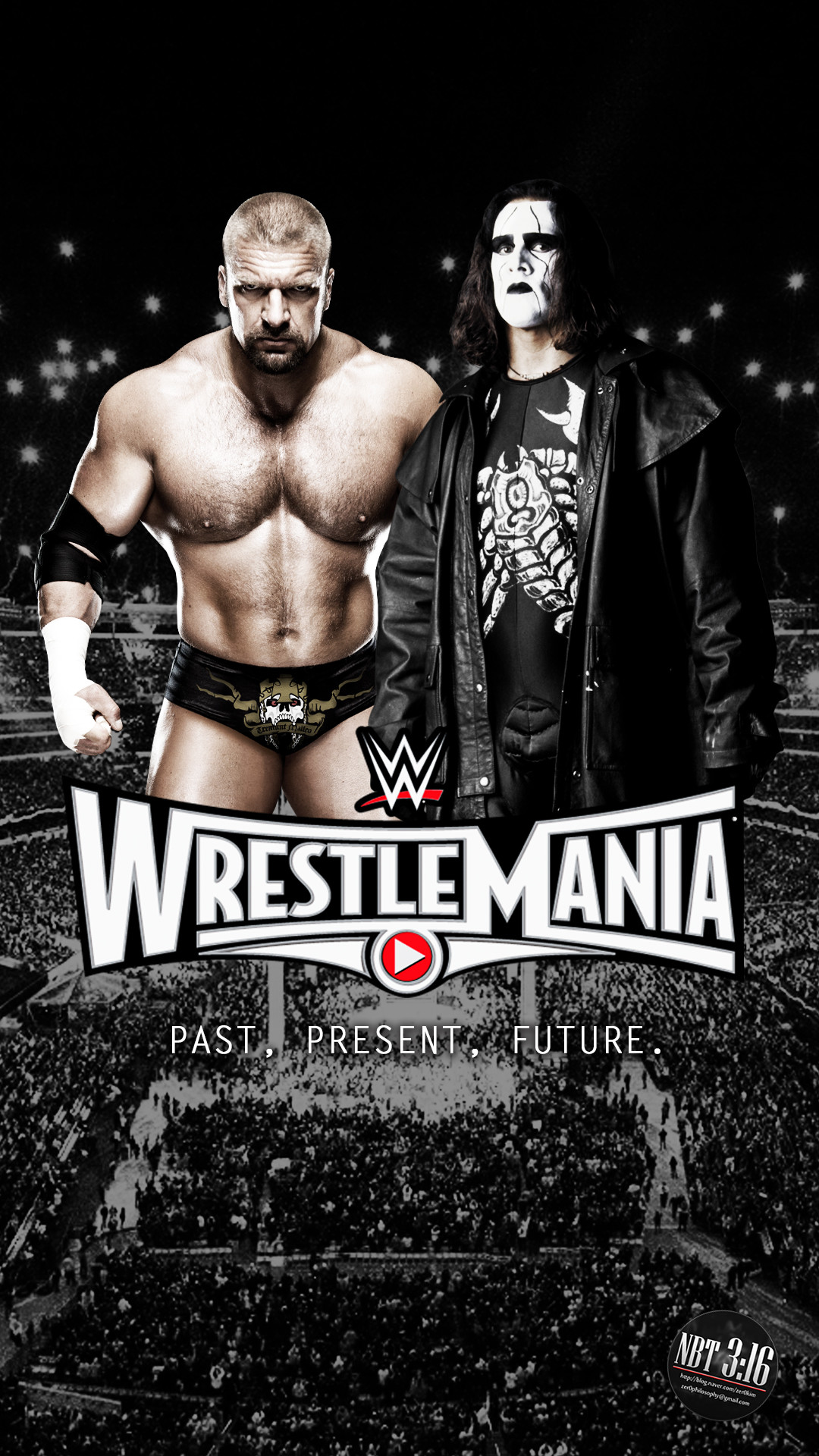 1080x1920 Triple H @ WrestleMania 31 by takezer0