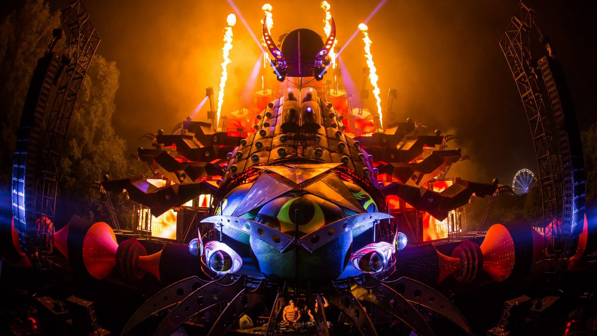 2048x1152 Eye candy: 40+ photos of beautiful EDM festival stage designs .