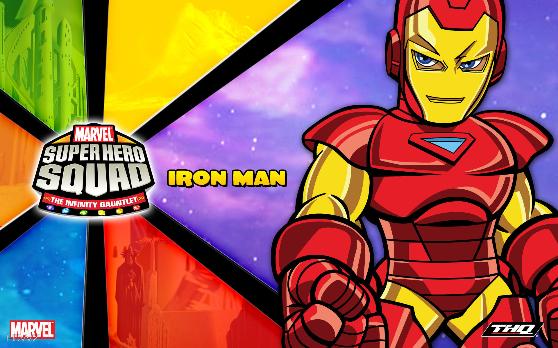 1920x1200 marvel super hero squad the infinity gauntlet iron man widescreen wallpaper