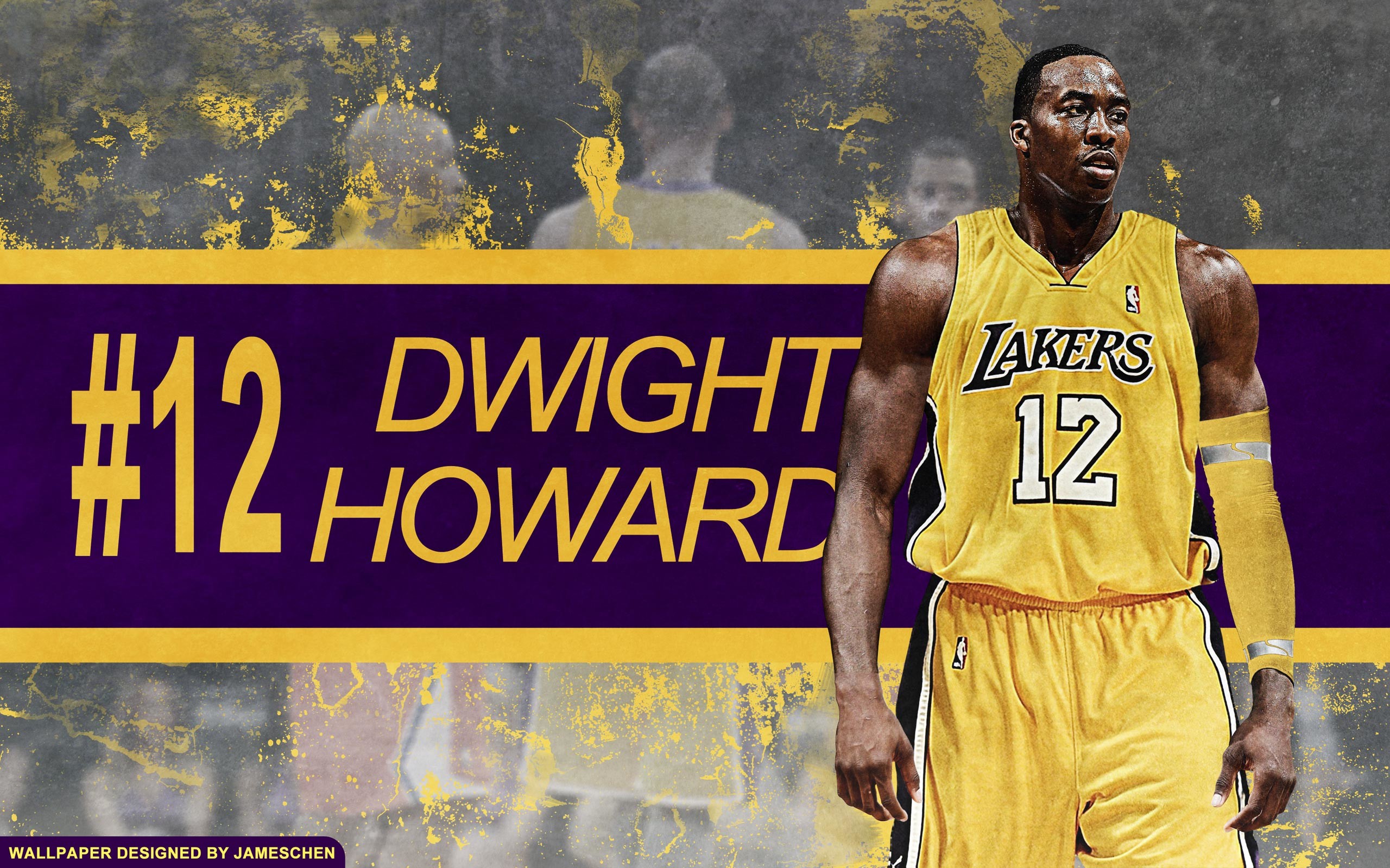 2560x1600 Dwight Howard Wallpaper - In Lakers Jersey 12