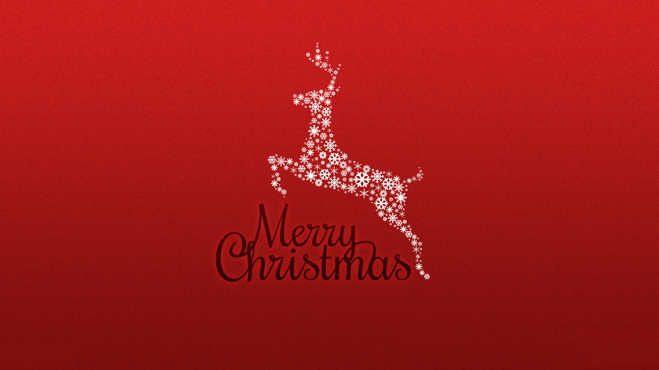2560x1440  Feiertage - Weihnachten Reindeer Merry Christmas Wallpaper
