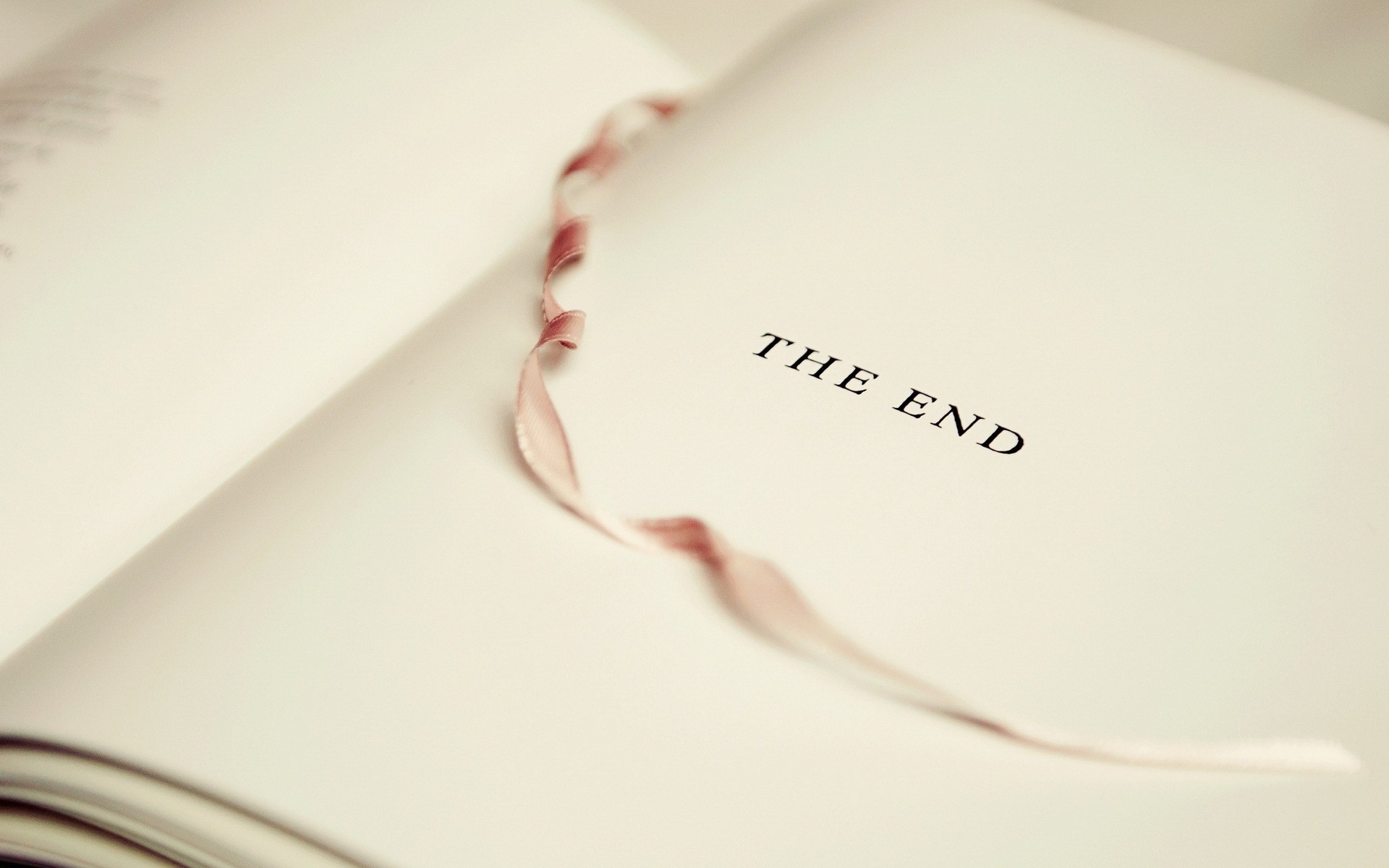 1920x1200 ... the end book page silk bookmark hd wallpaper desktop background hd  1920x1080the end book page silk
