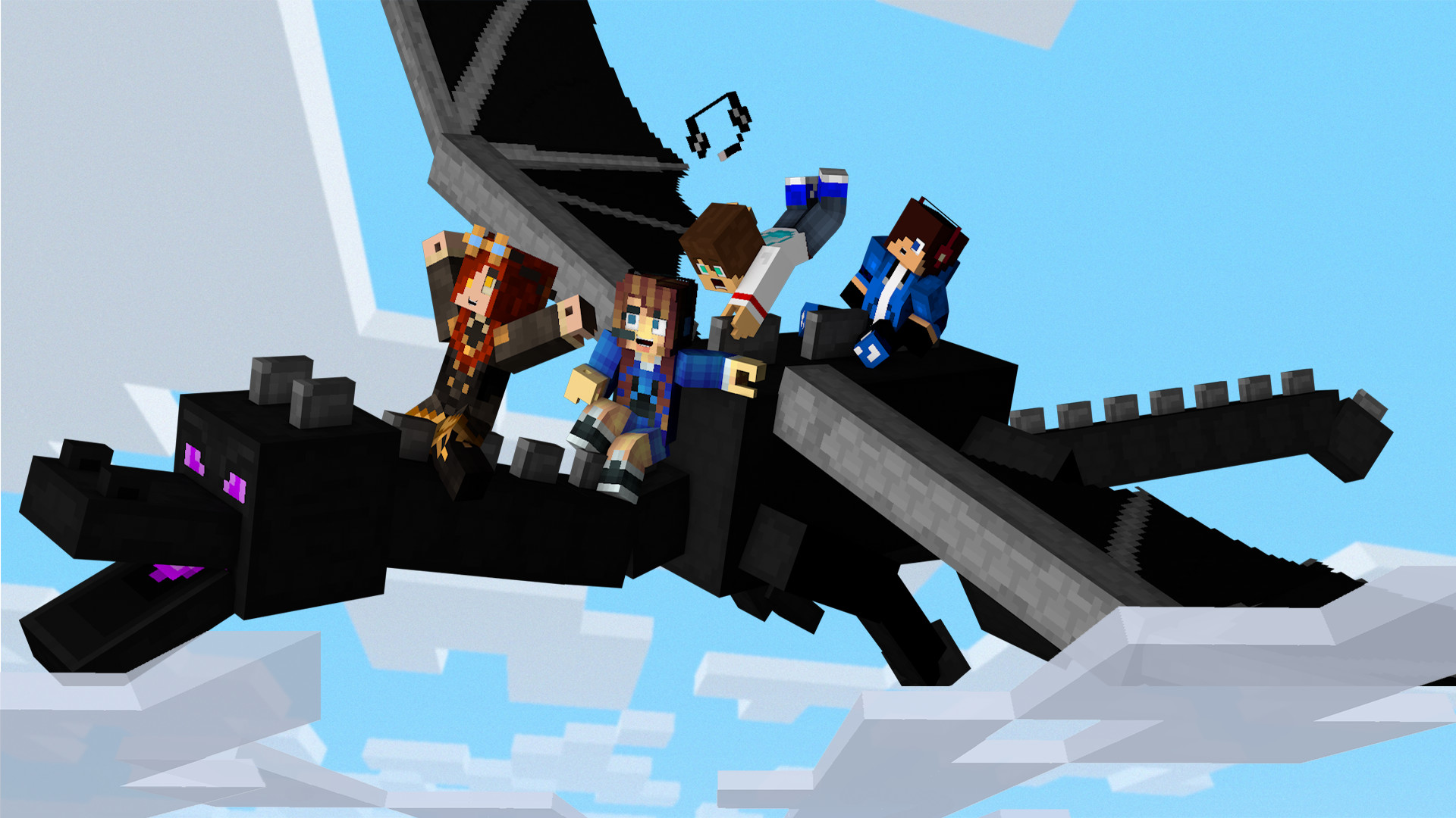 1920x1080 Ender Dragon Ride by brodielawrence Ender Dragon Ride by brodielawrence