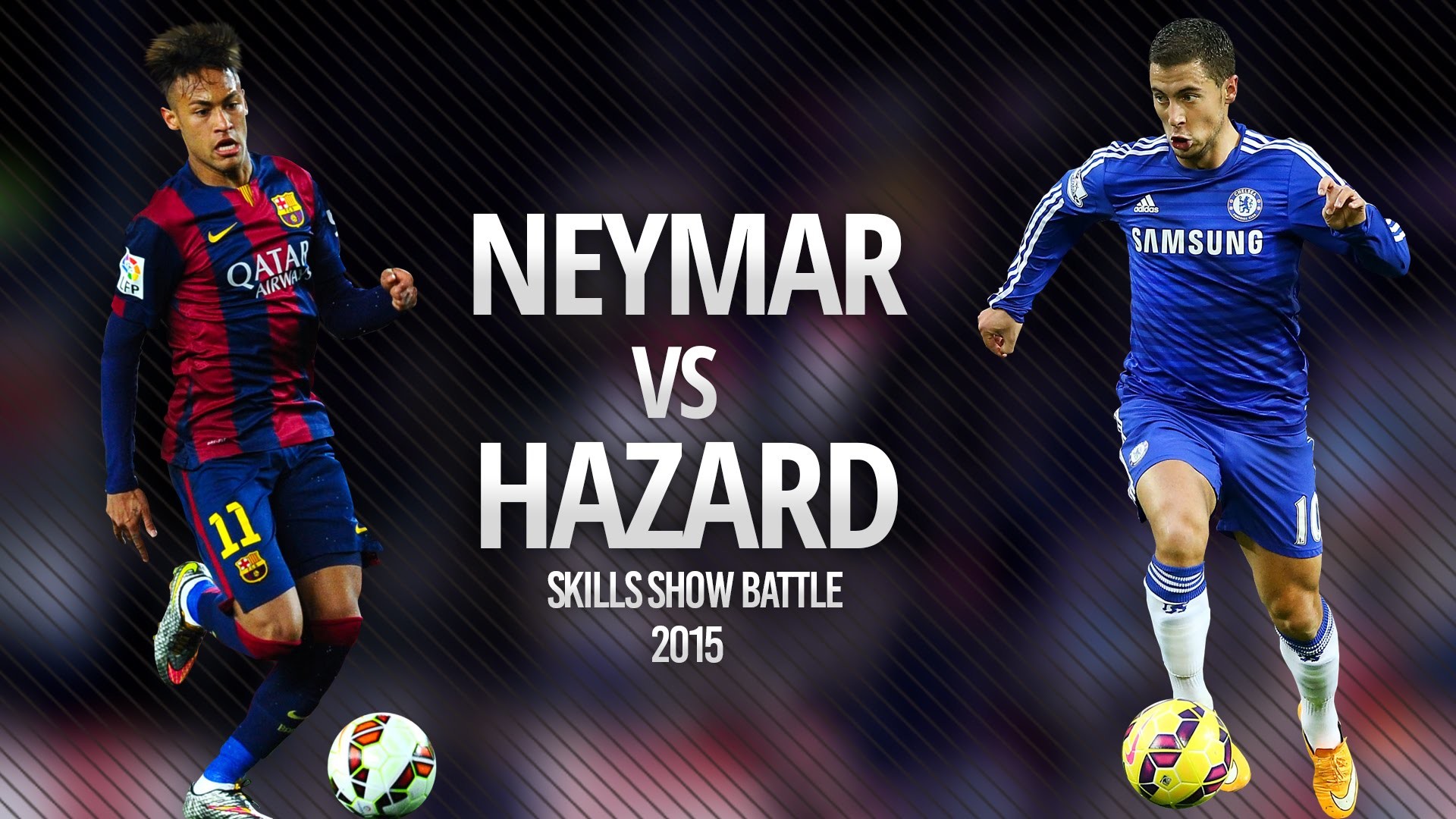 1920x1080 Neymar Jr vs Hazard â Skills Show Battle â Who's The Best? 2015 HD - YouTube