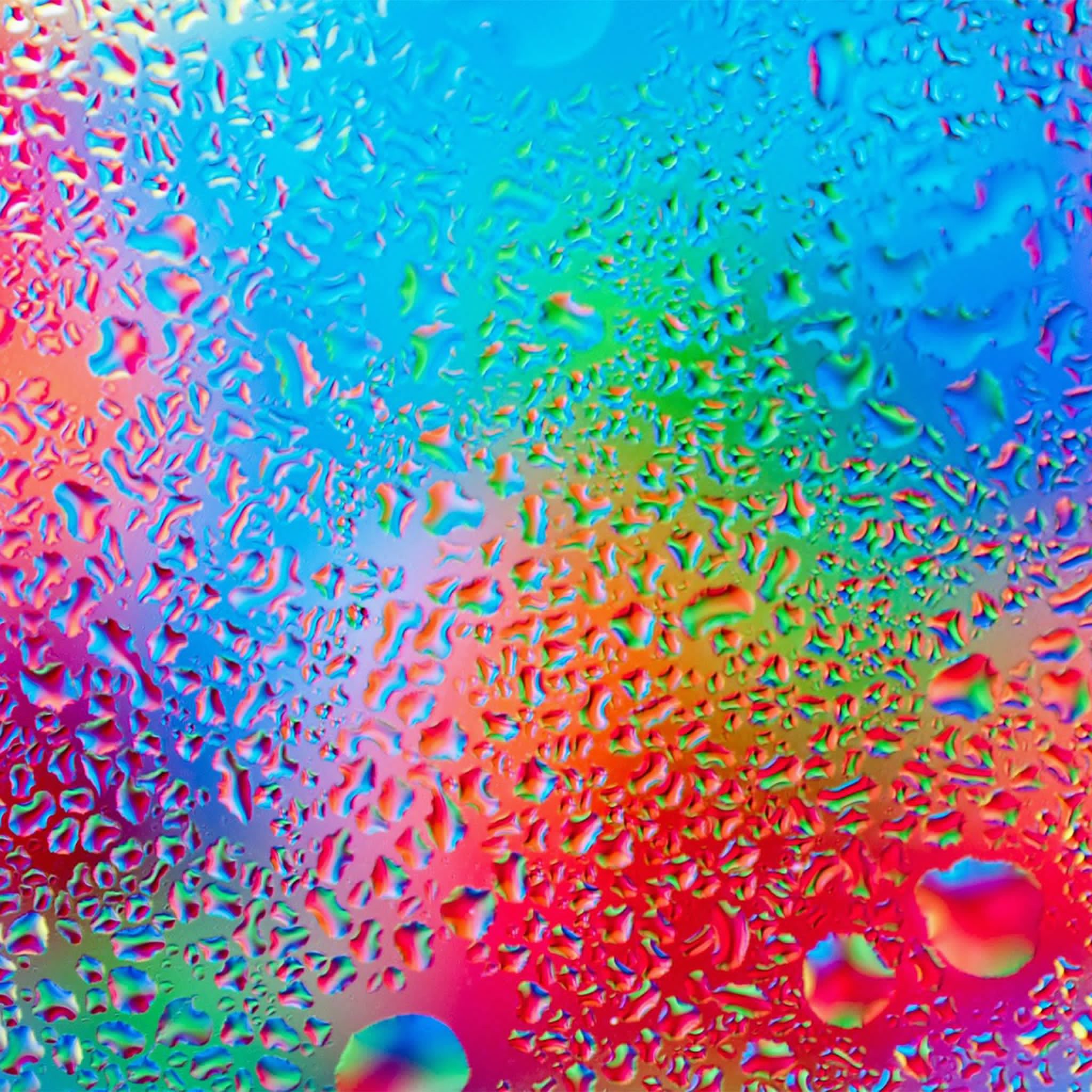 2048x2048 1072 3: Rainbow Drops Nature iPad Air wallpaper