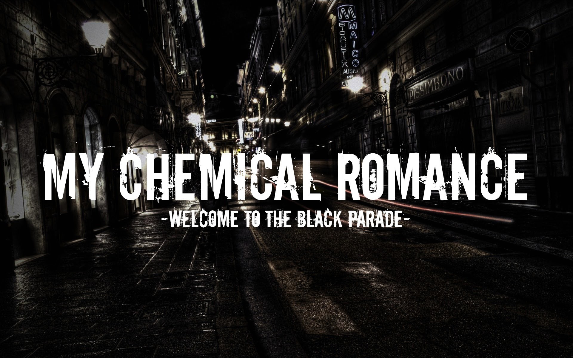 1920x1200 My Chemical Romance - Welcome To The Black Parade