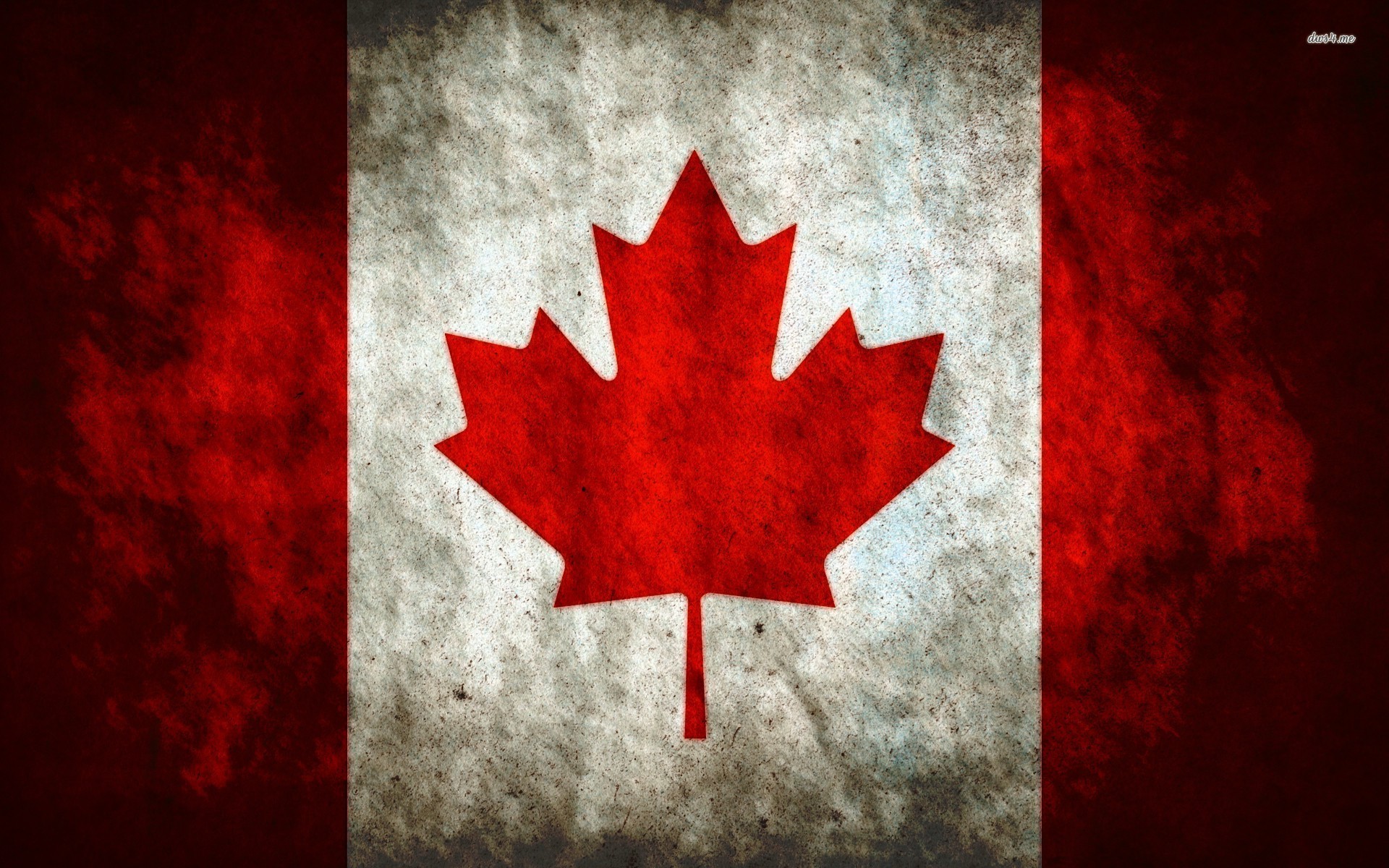 1920x1200 Grunge Canada Flag Wallpaper  .