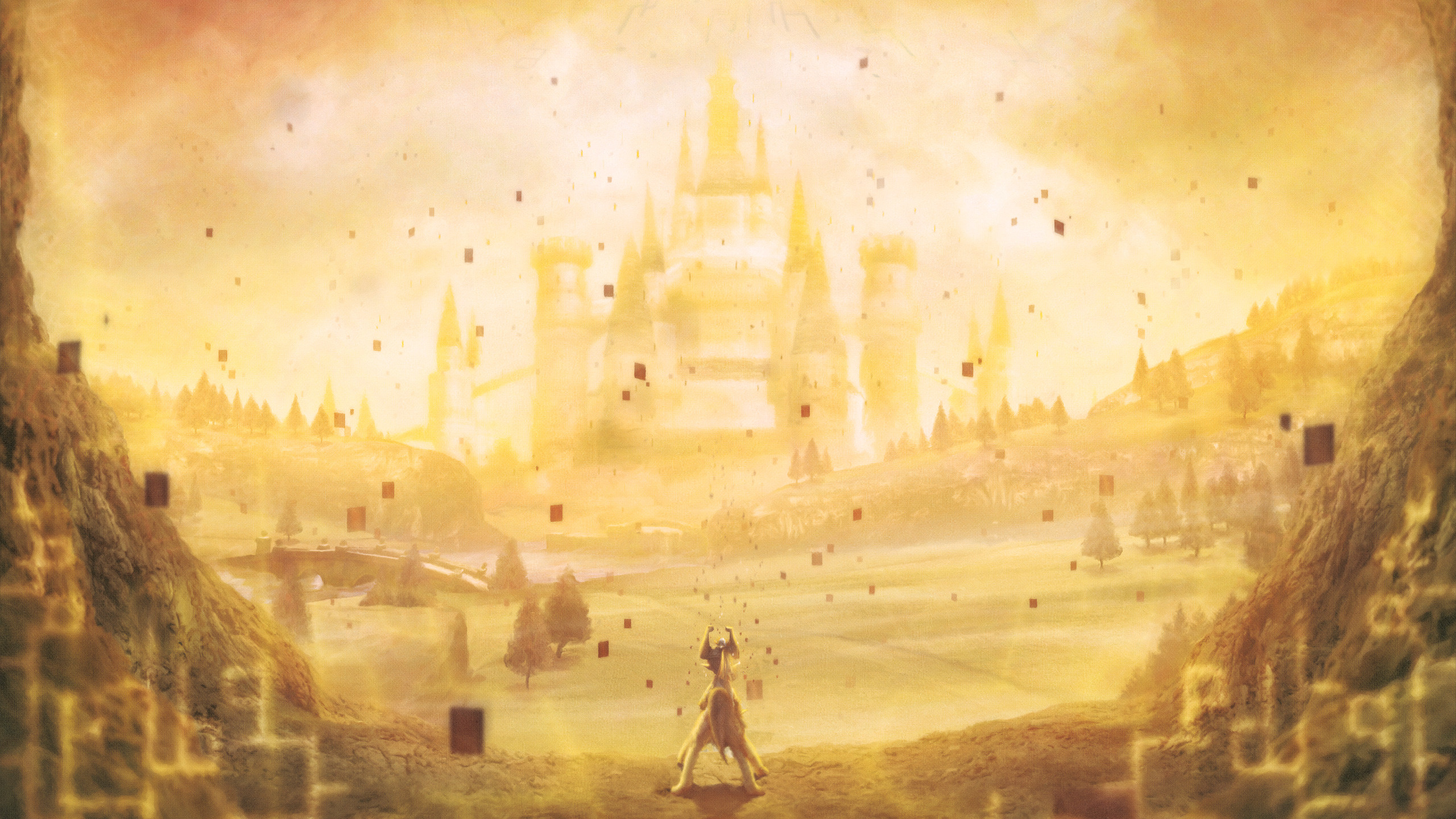 2560x1440 Wallpapers. Golden Hyrule by Orioto