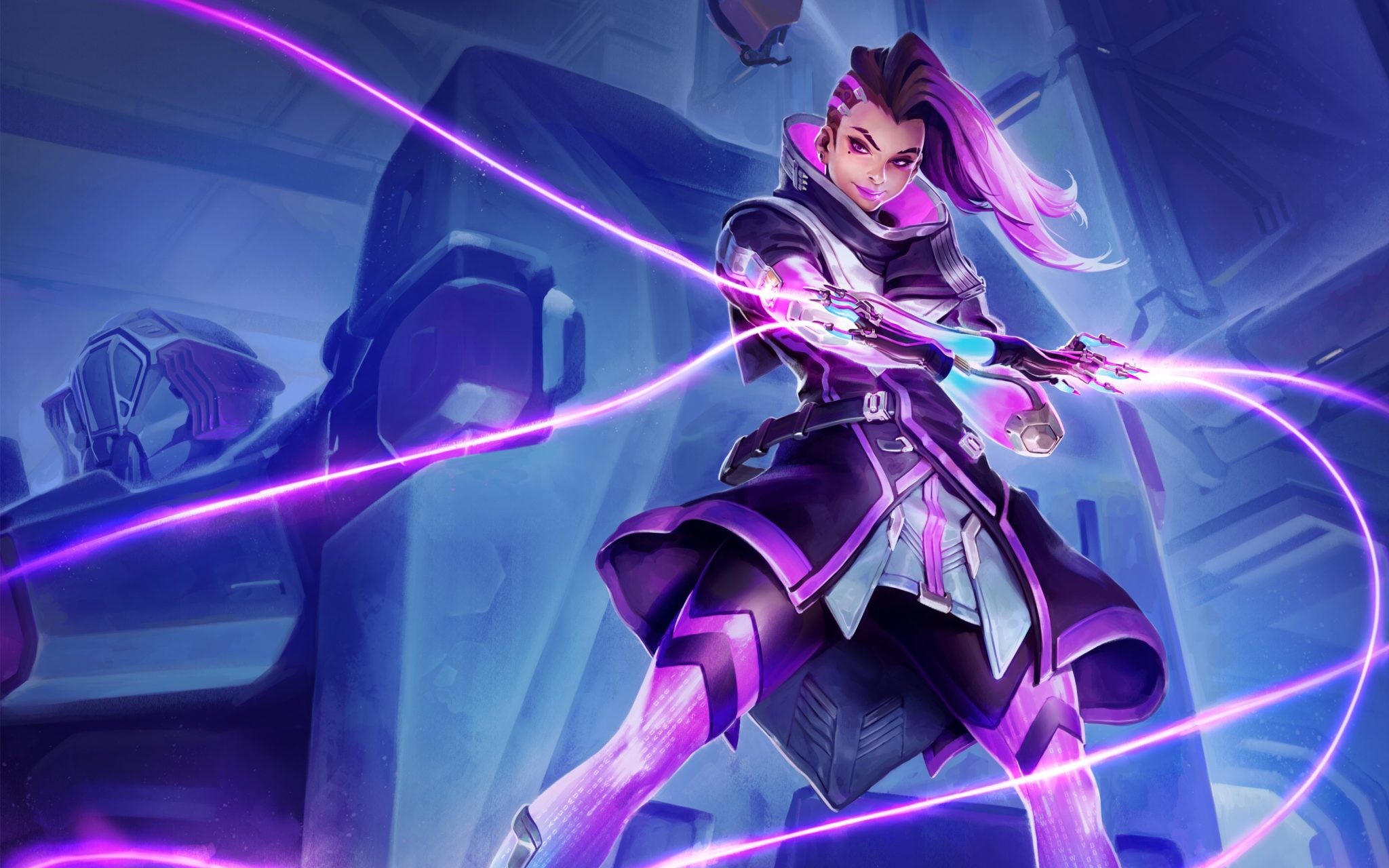 2048x1280 62 Sombra (Overwatch) HD Wallpapers | Backgrounds - Wallpaper Abyss ...
